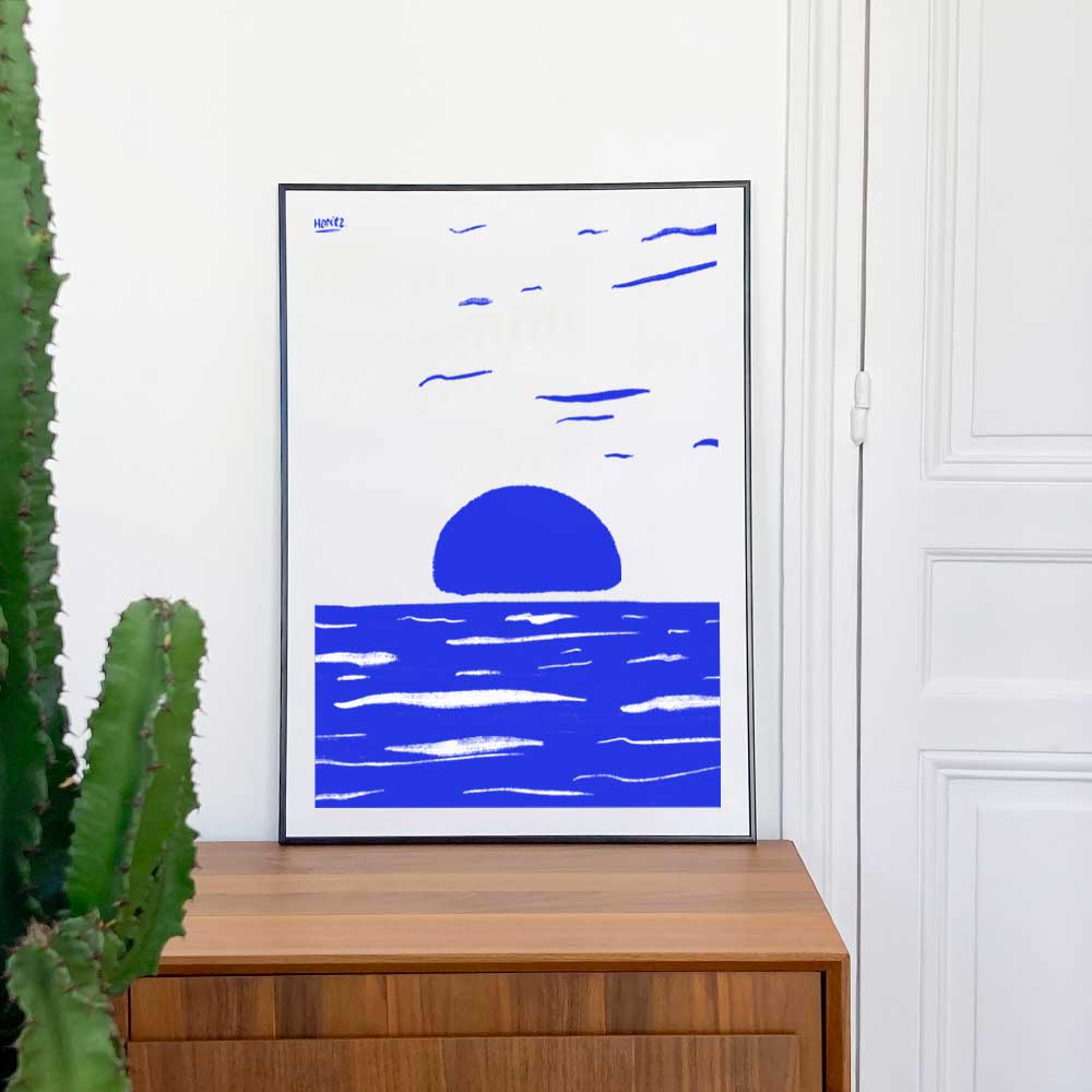 Affiche Blue Sunrise