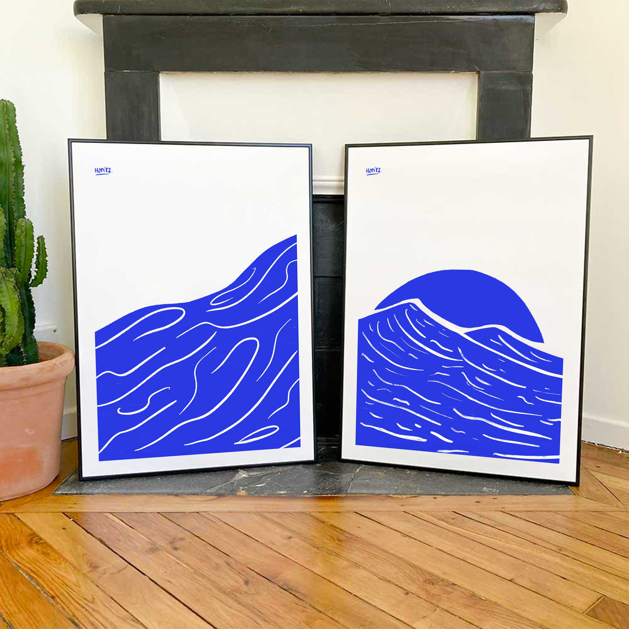 Affiche Blue Waves