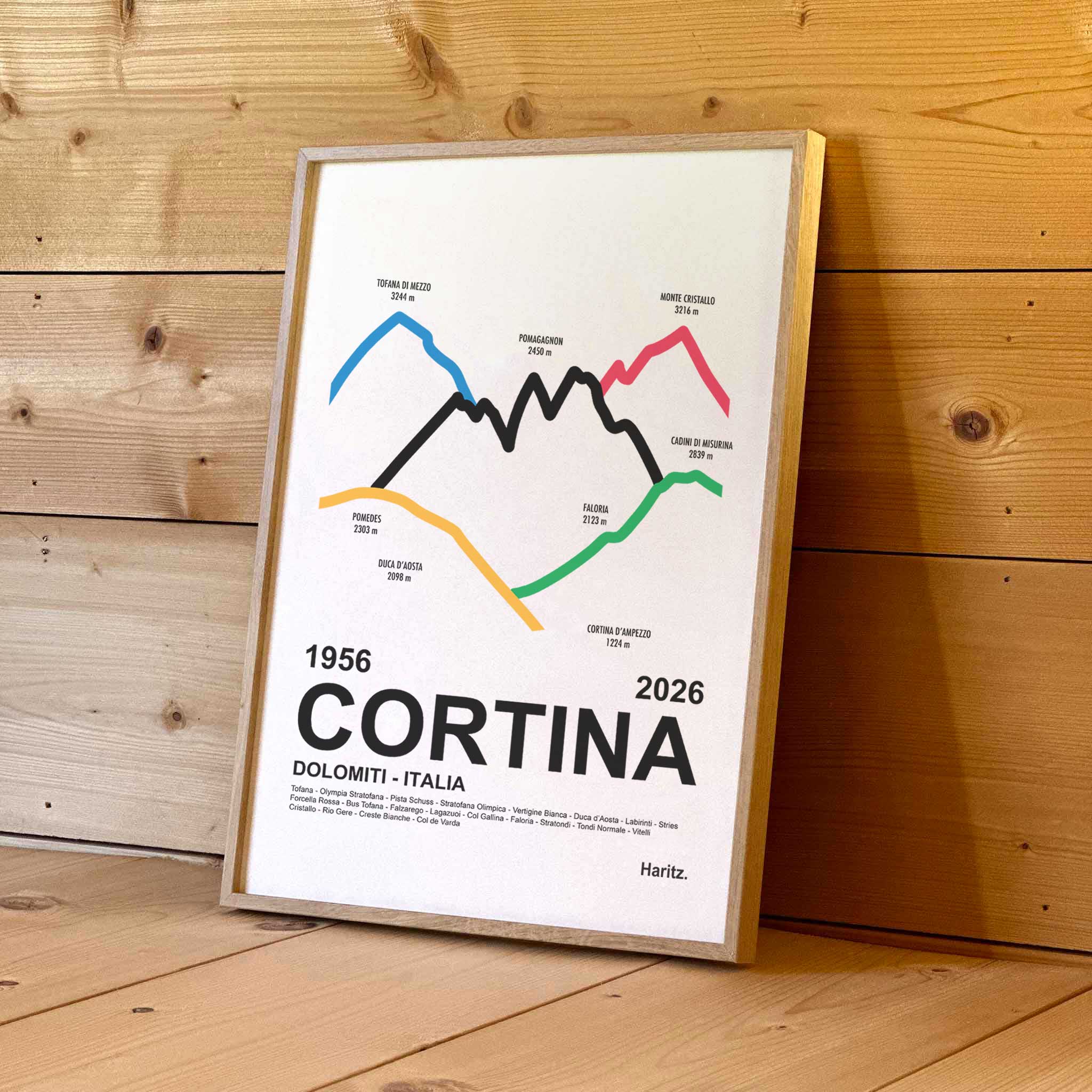 Affiche Cortina 1956-2026