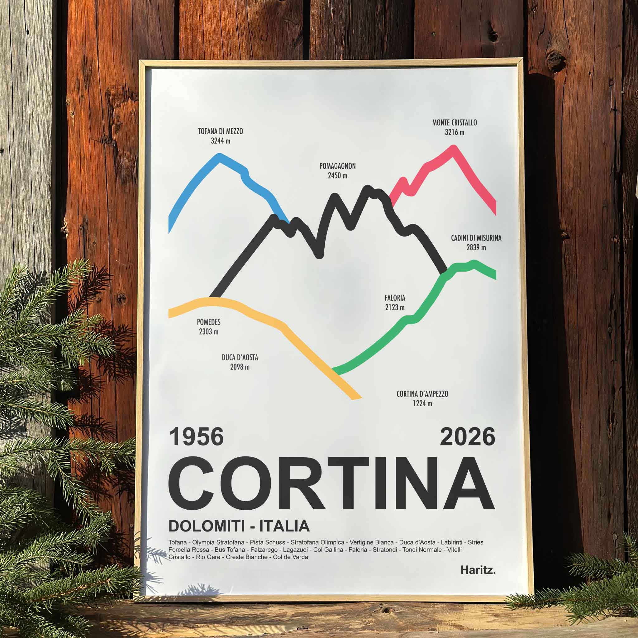 Affiche Cortina 1956-2026