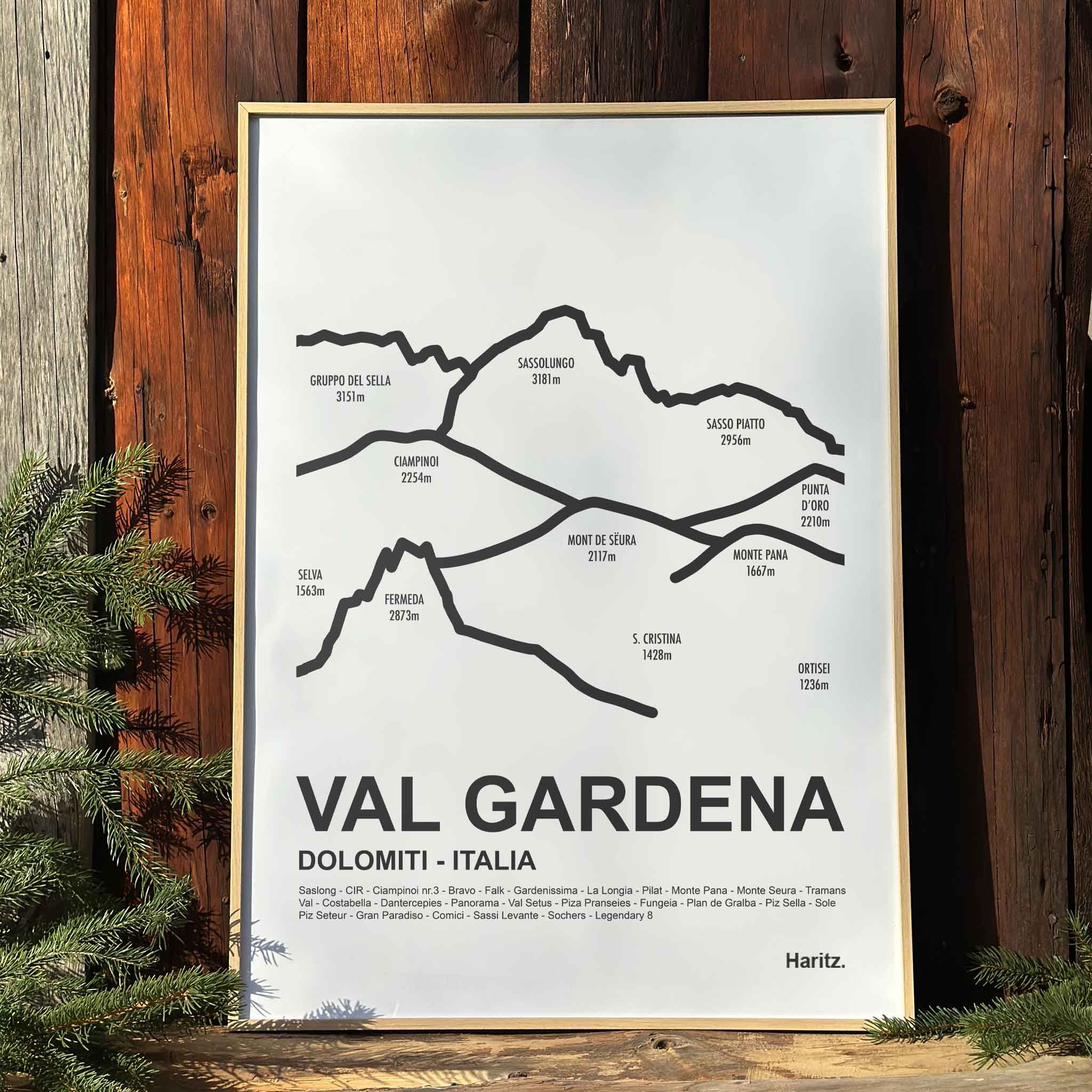 Affiche Val Gardena