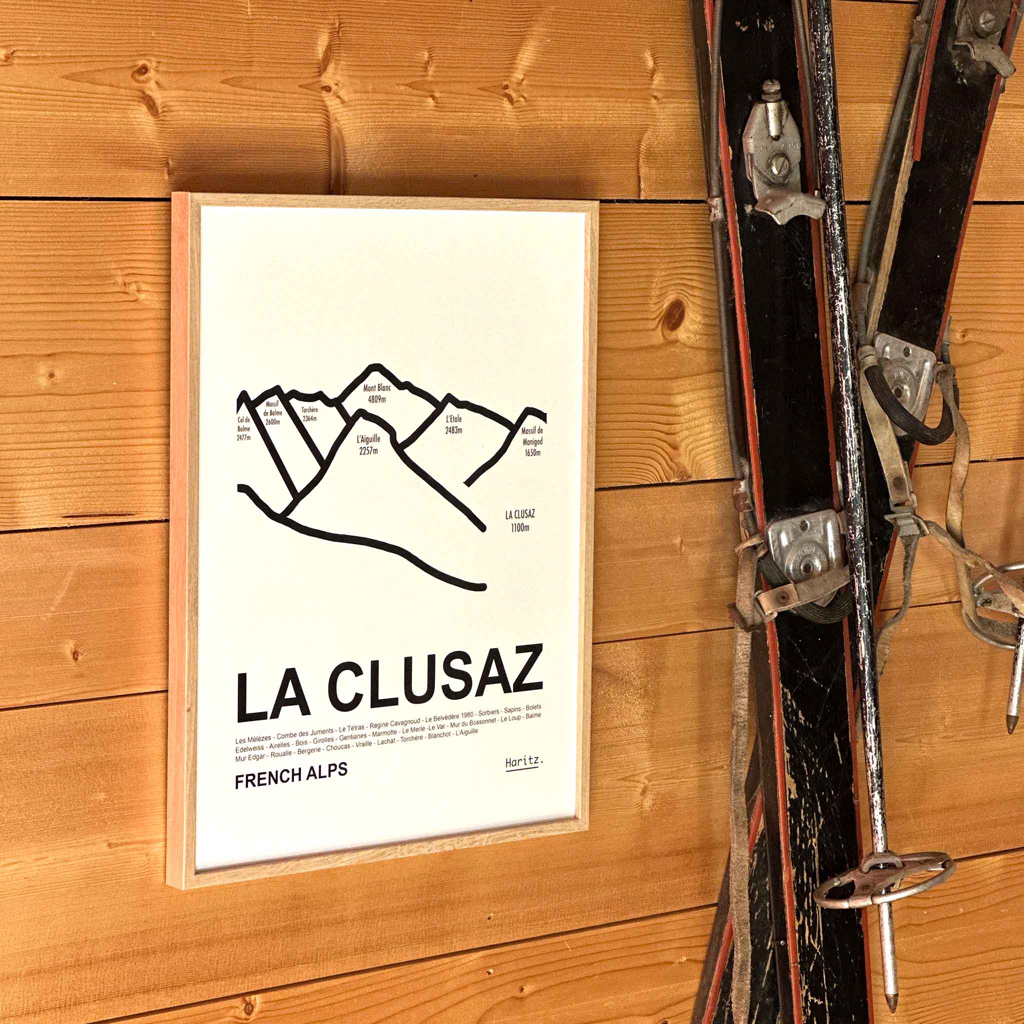 Affiche LA CLUSAZ