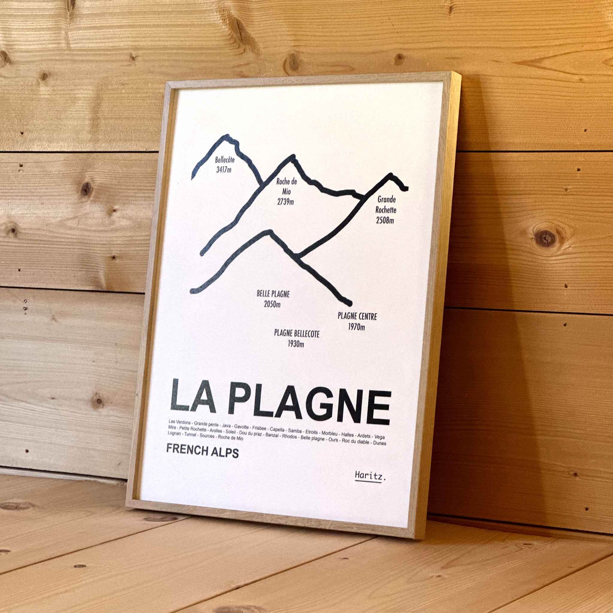 Affiche LA PLAGNE