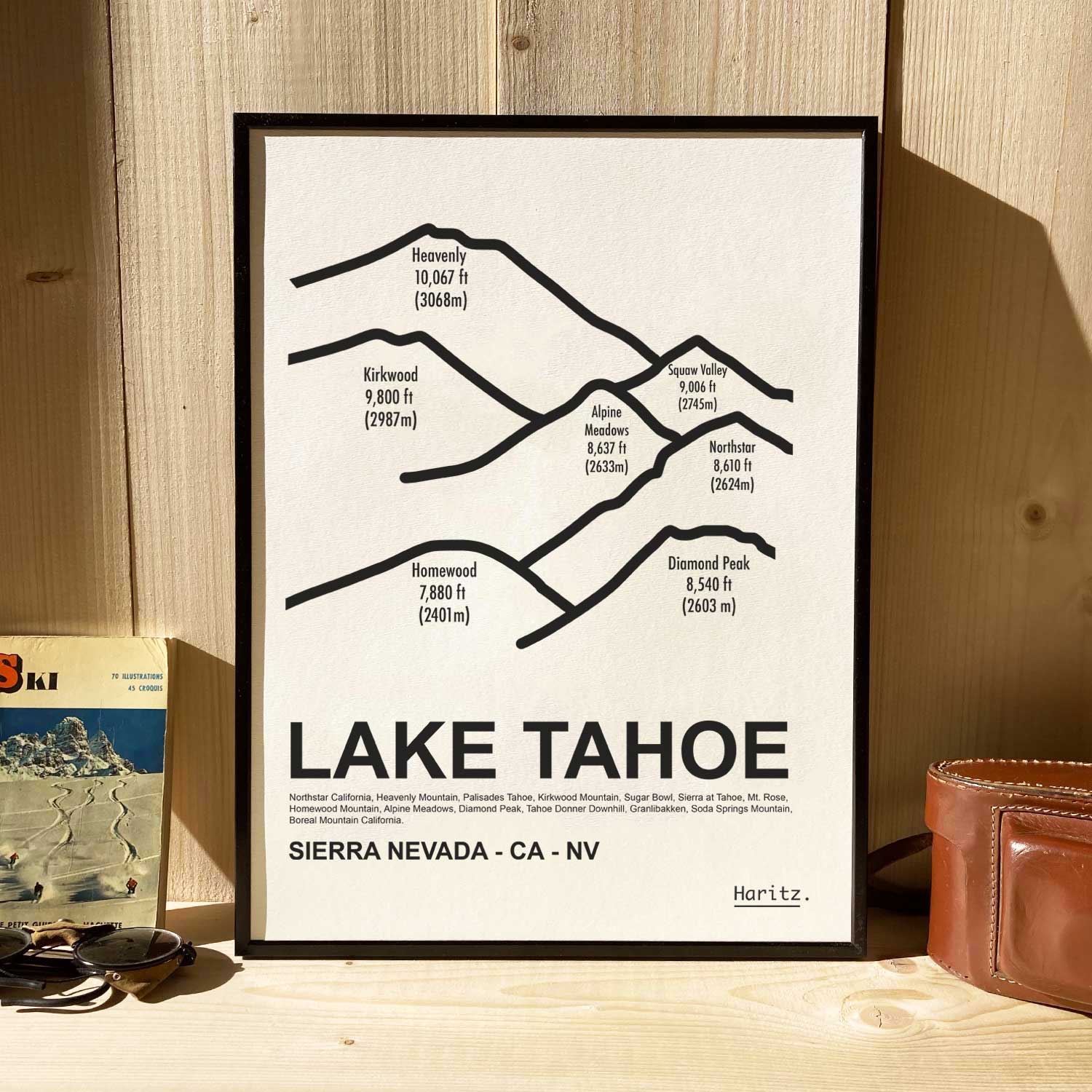Affiche Lake Tahoe