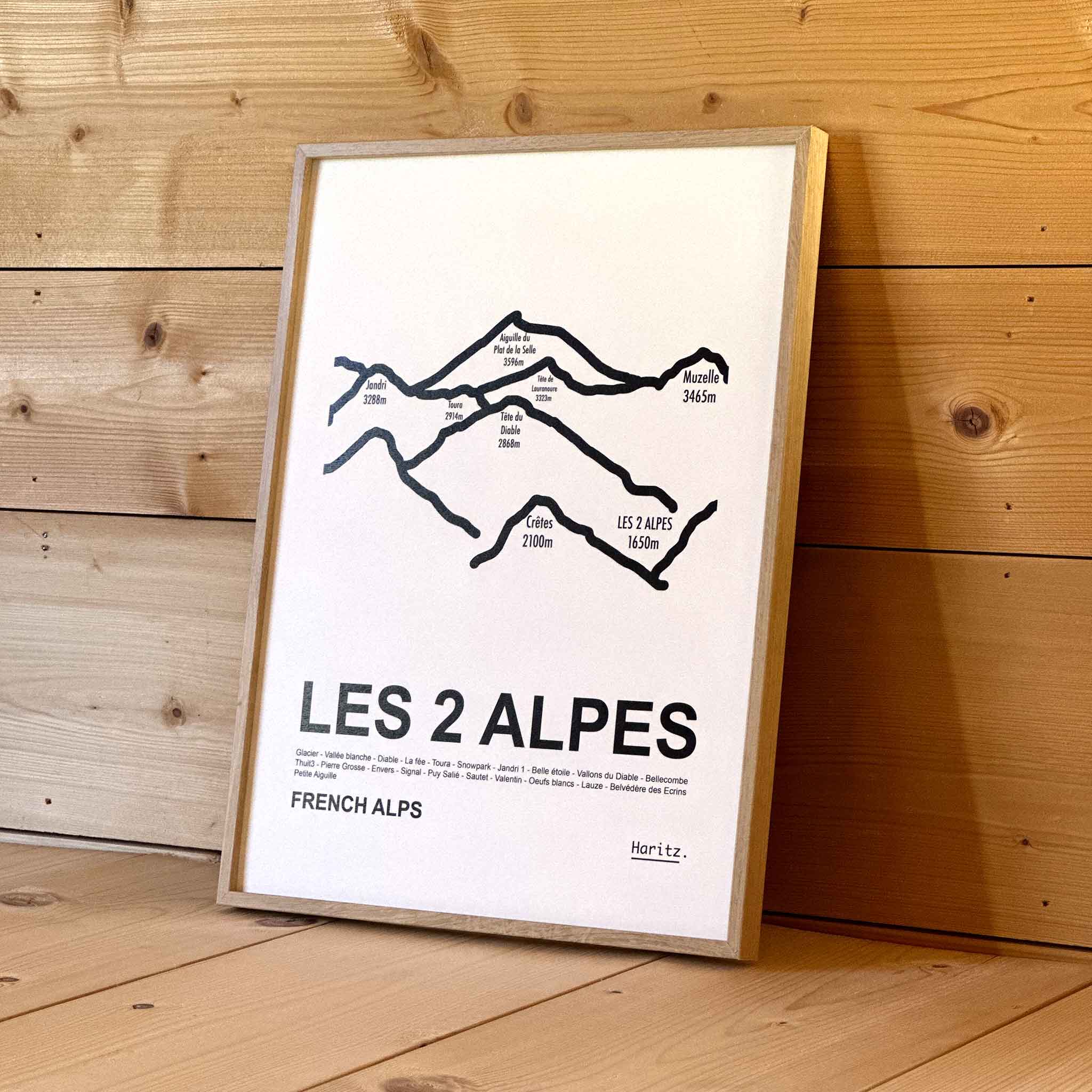 Affiche LES 2 ALPES