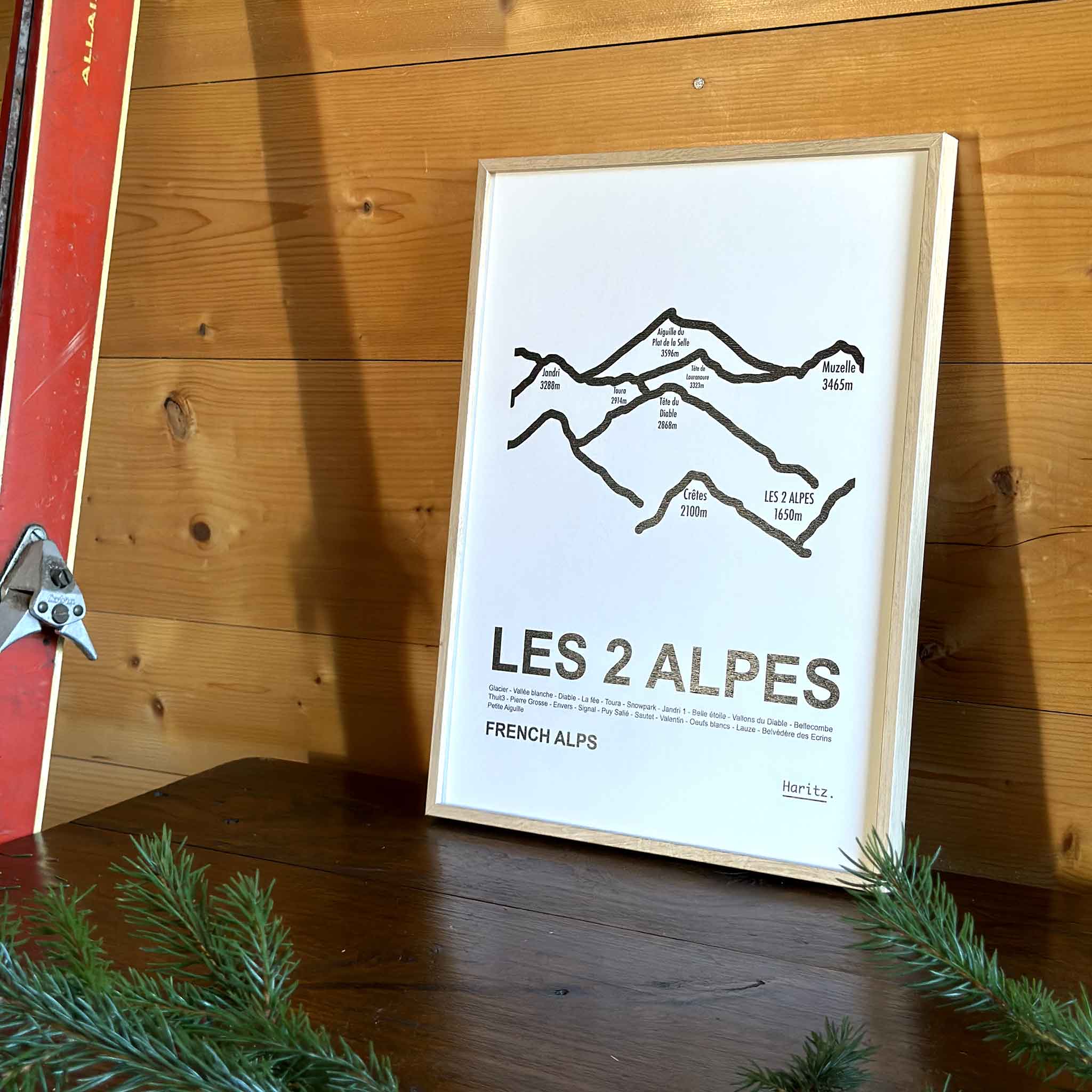 Affiche LES 2 ALPES