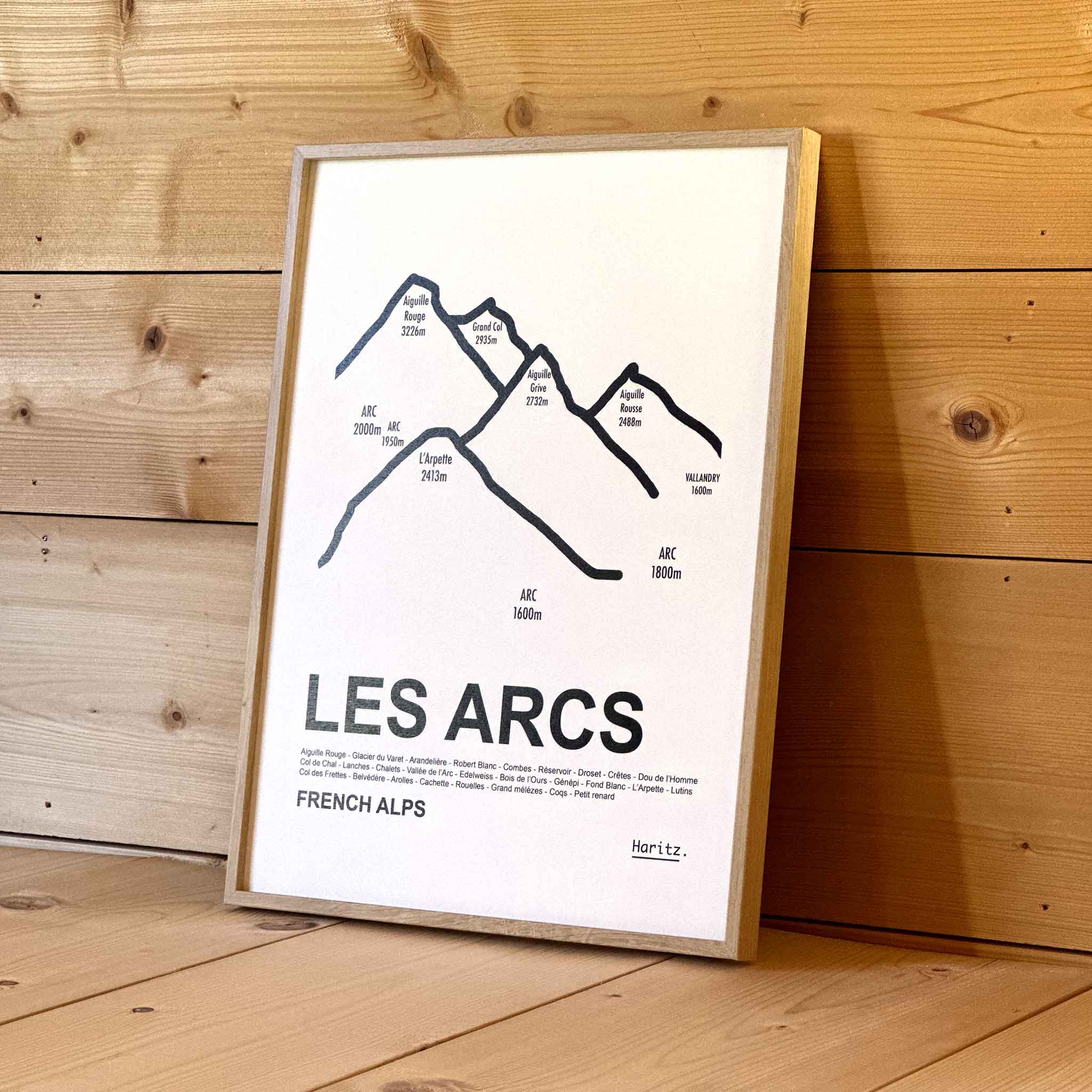 Affiche LES ARCS