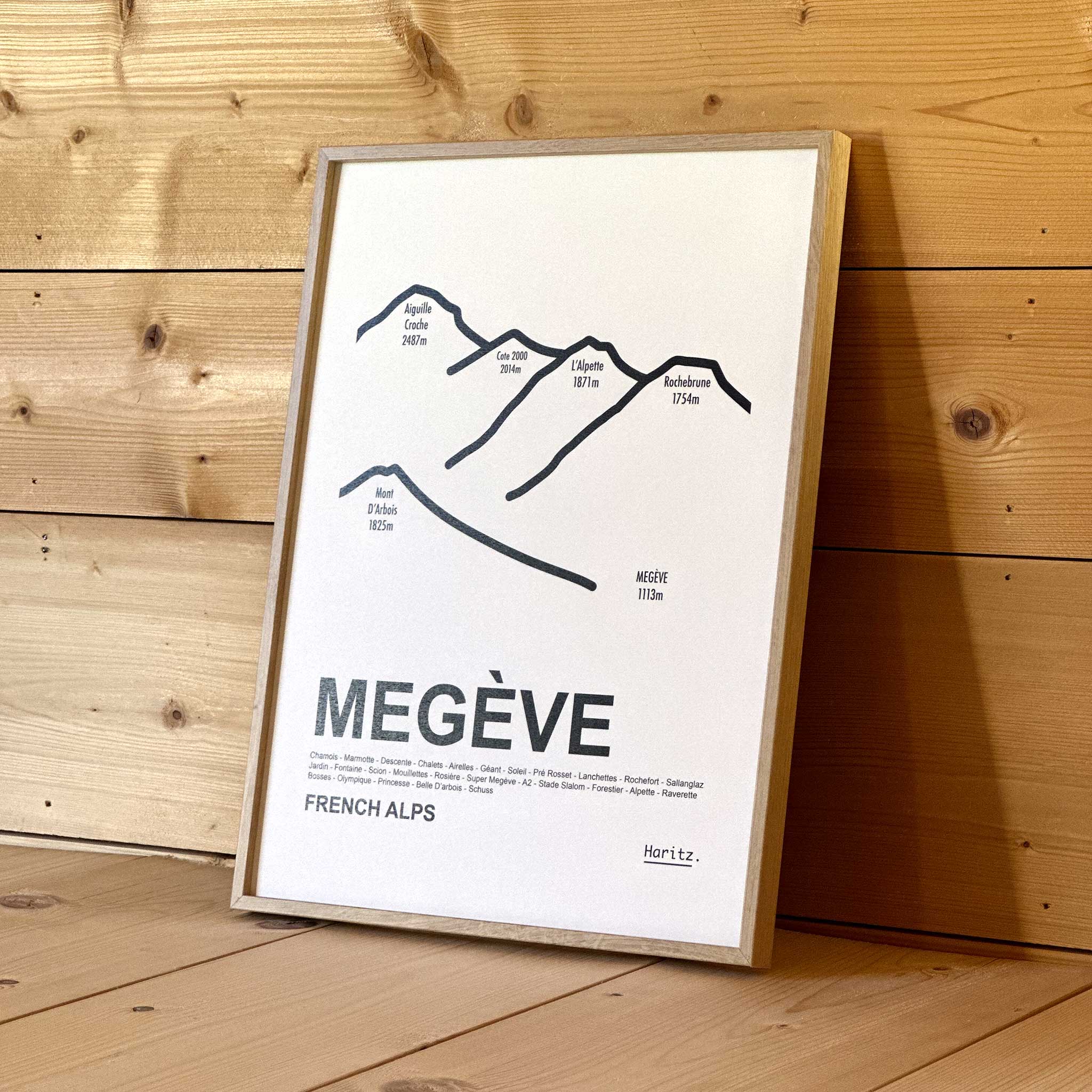 Affiche MEGÈVE