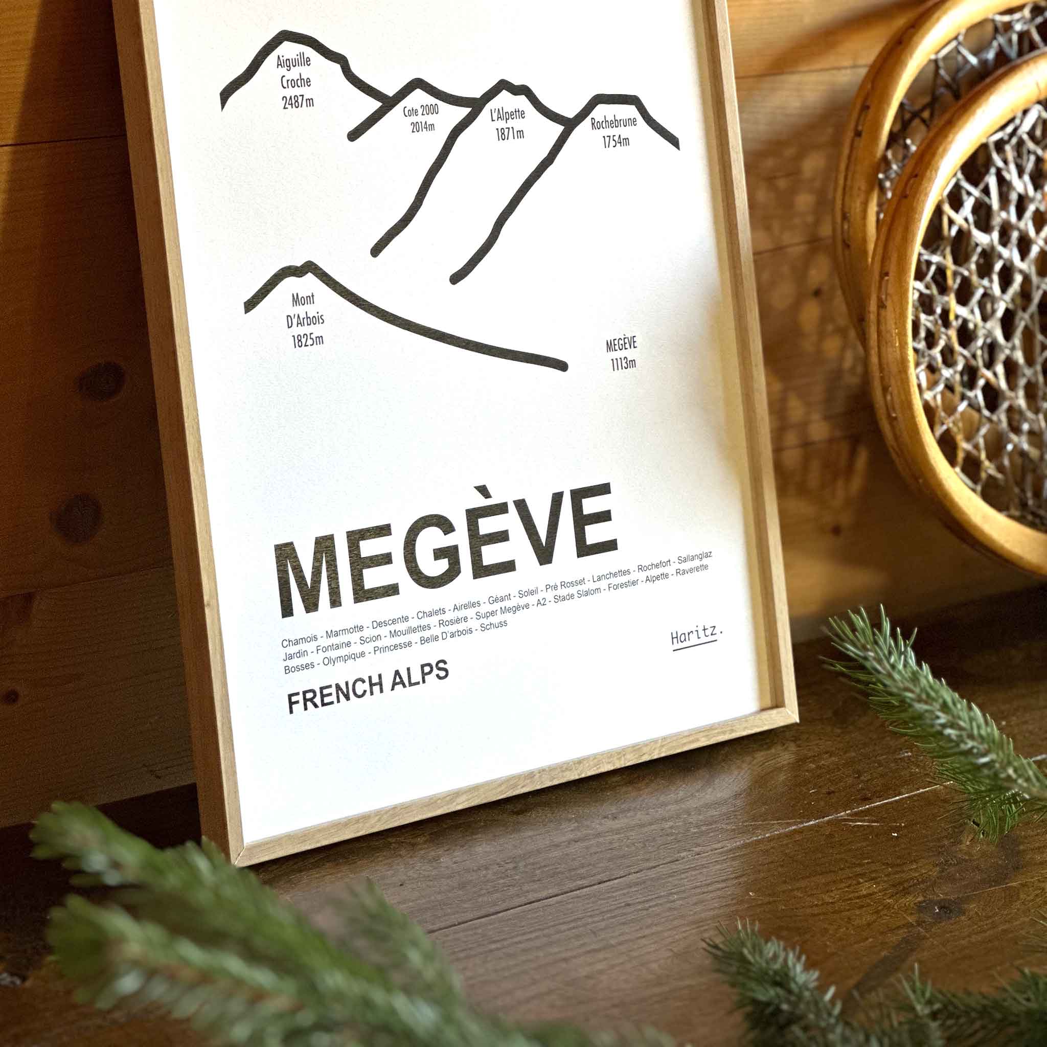 Affiche MEGÈVE