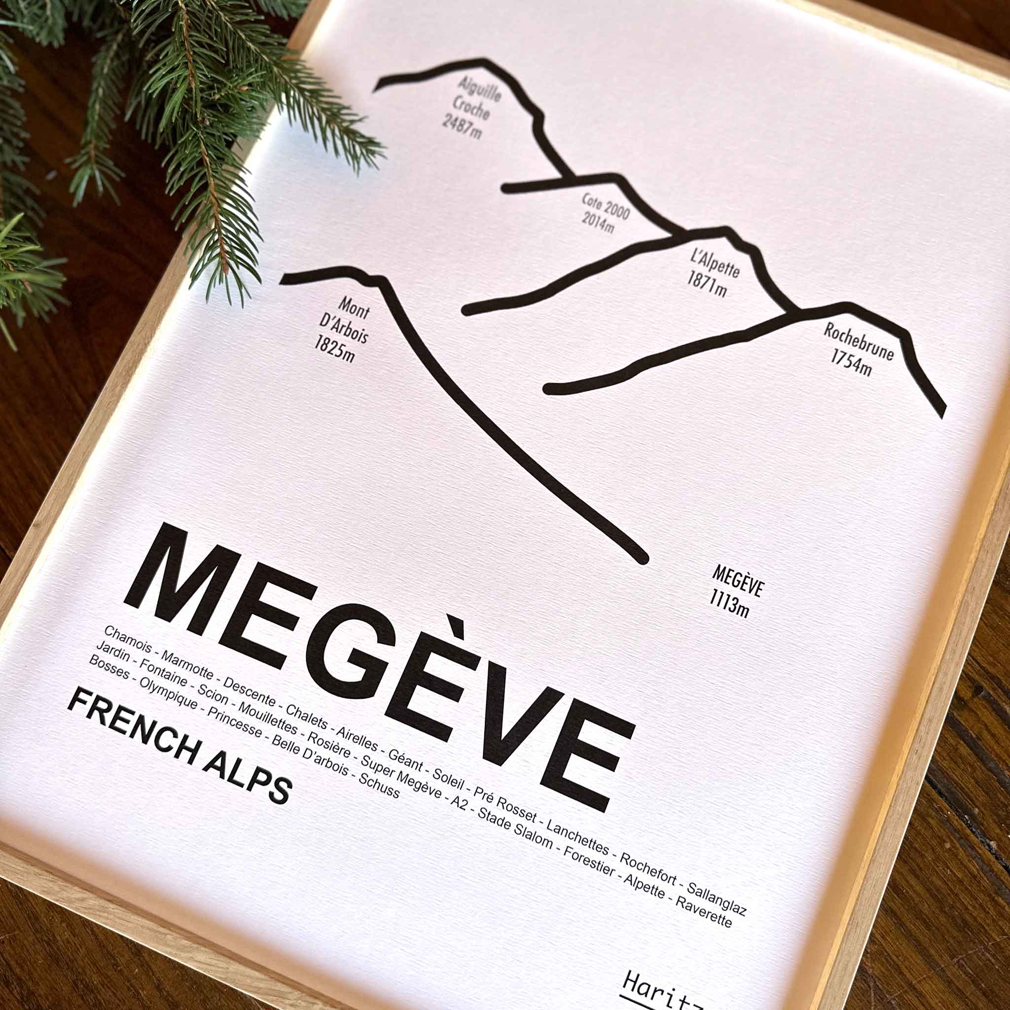 Affiche MEGÈVE