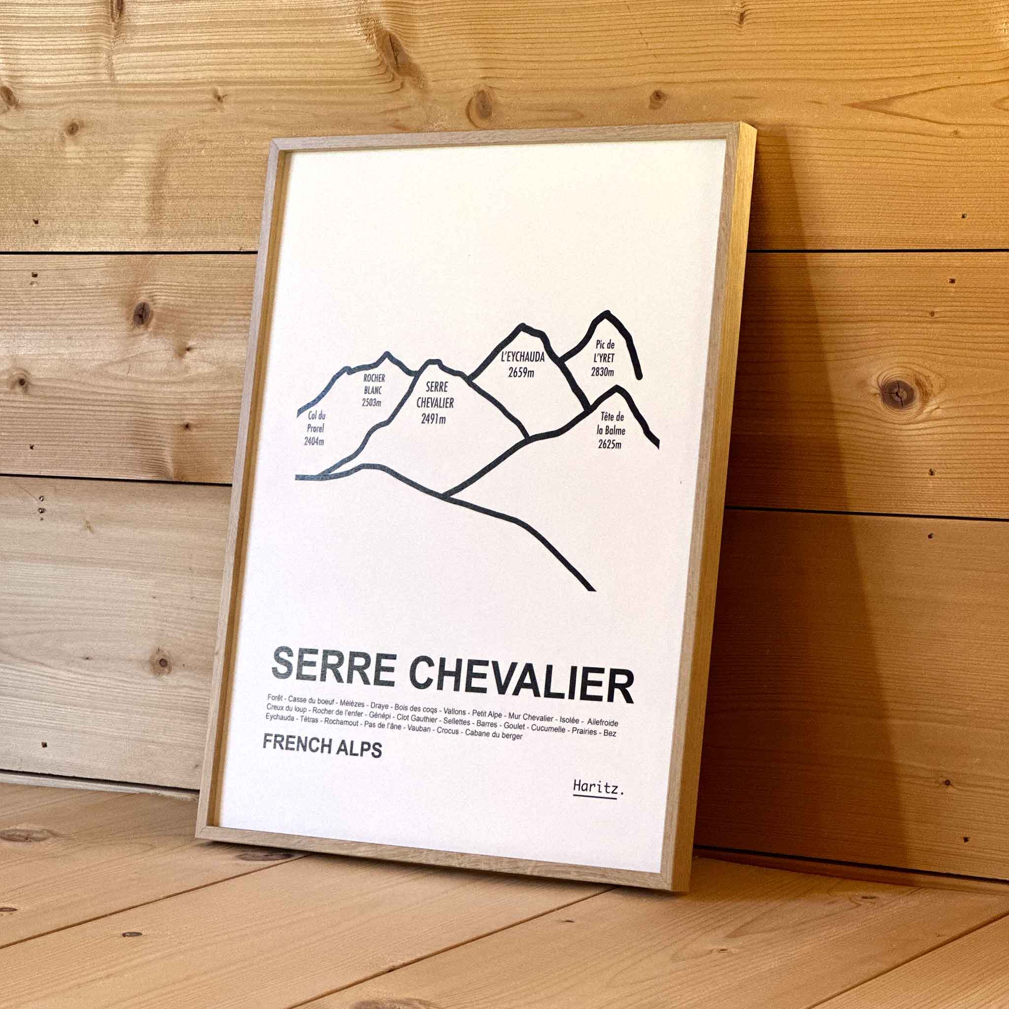 Affiche SERRE CHEVALIER