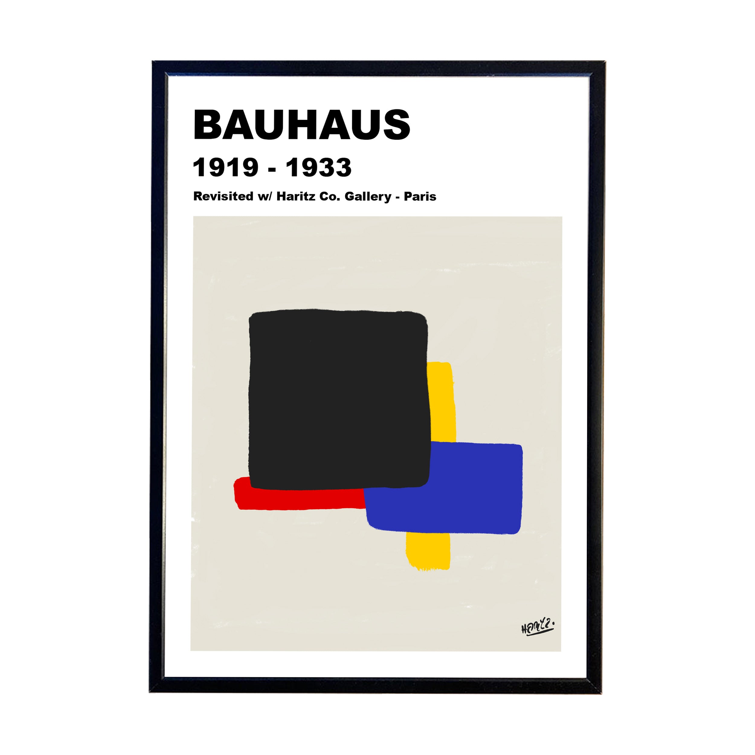 Affiche BAUHAUS - 1919 / 1933