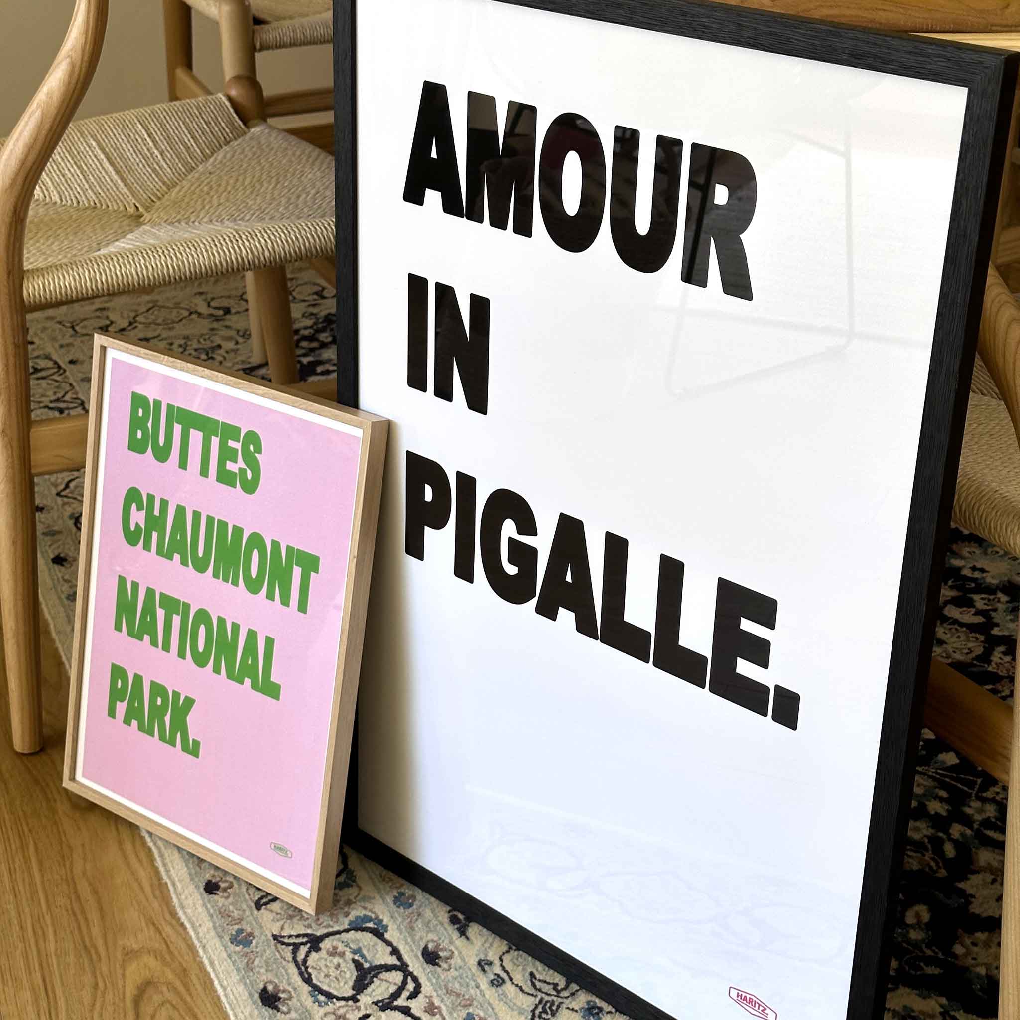 Affiche AMOUR IN PIGALLE - BLACK