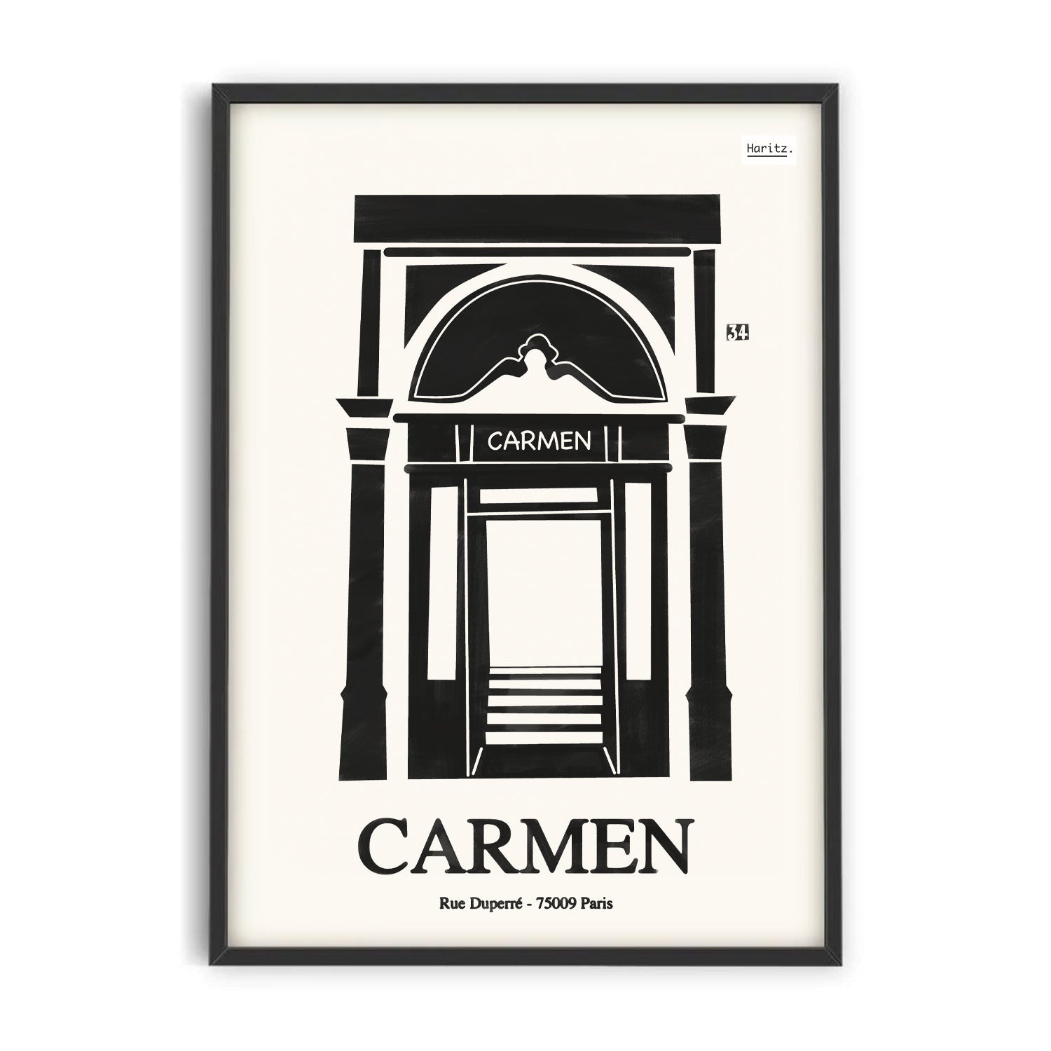 Affiche CARMEN Paris