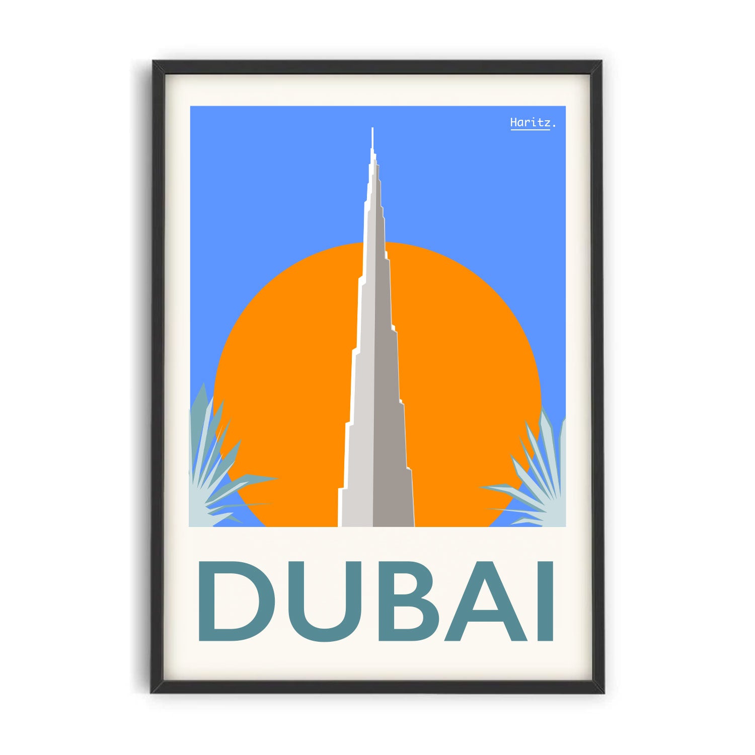Affiche Dubaï (Burj Khalifa)
