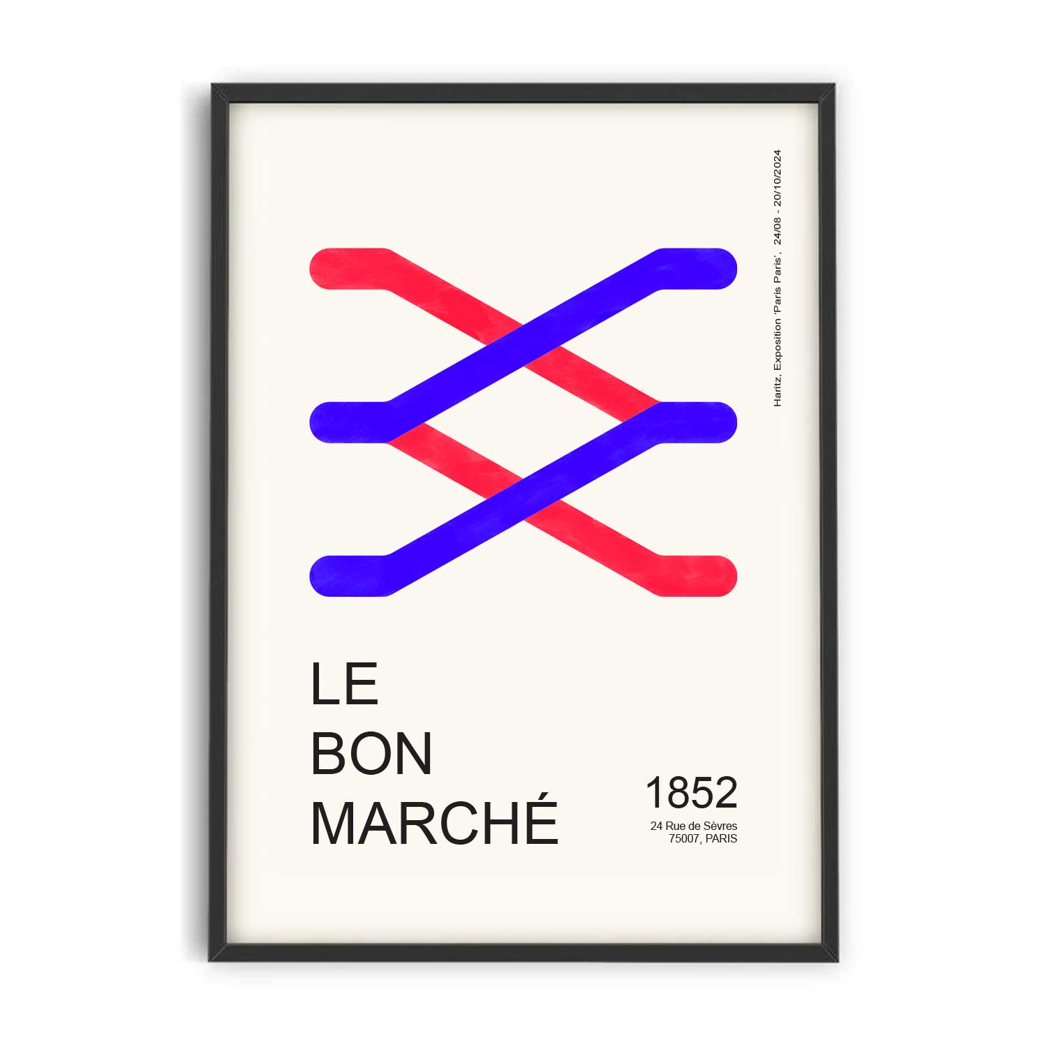 Affiche Le Bon Marché - Paris