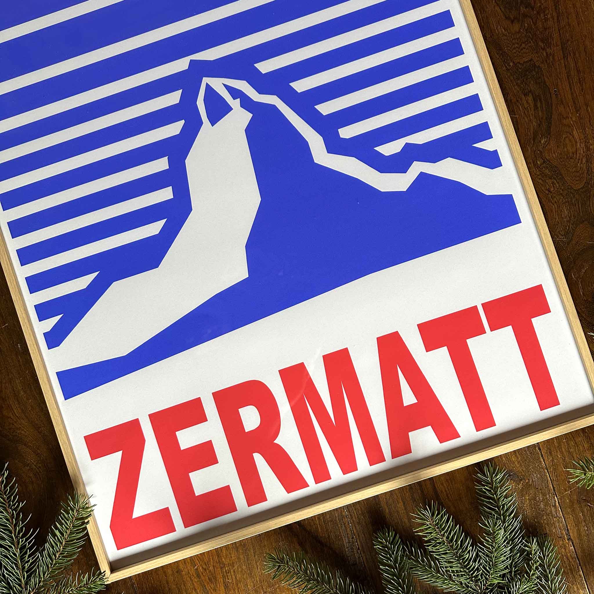 Affiche Zermatt - 80's