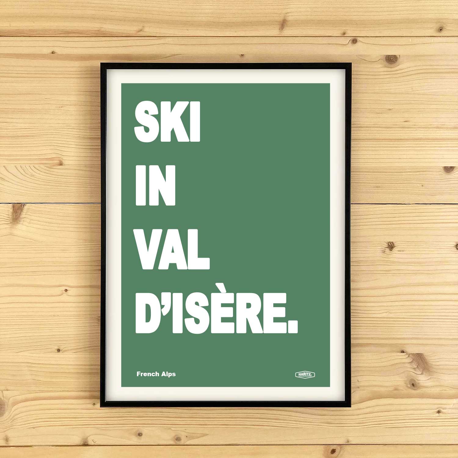 Affiche SKI IN VAL D'ISÈRE