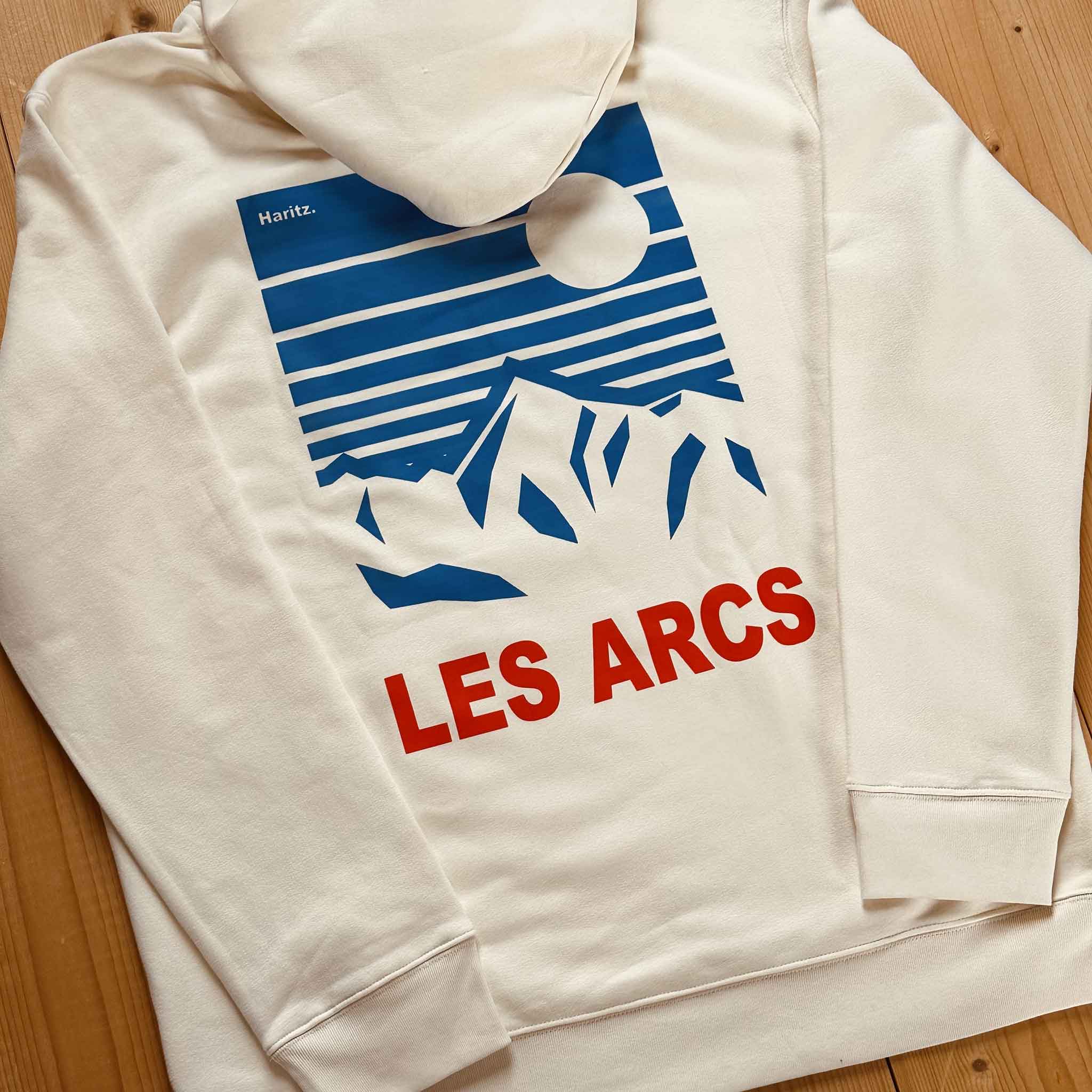 Sweat-shirt Les Arcs - crème