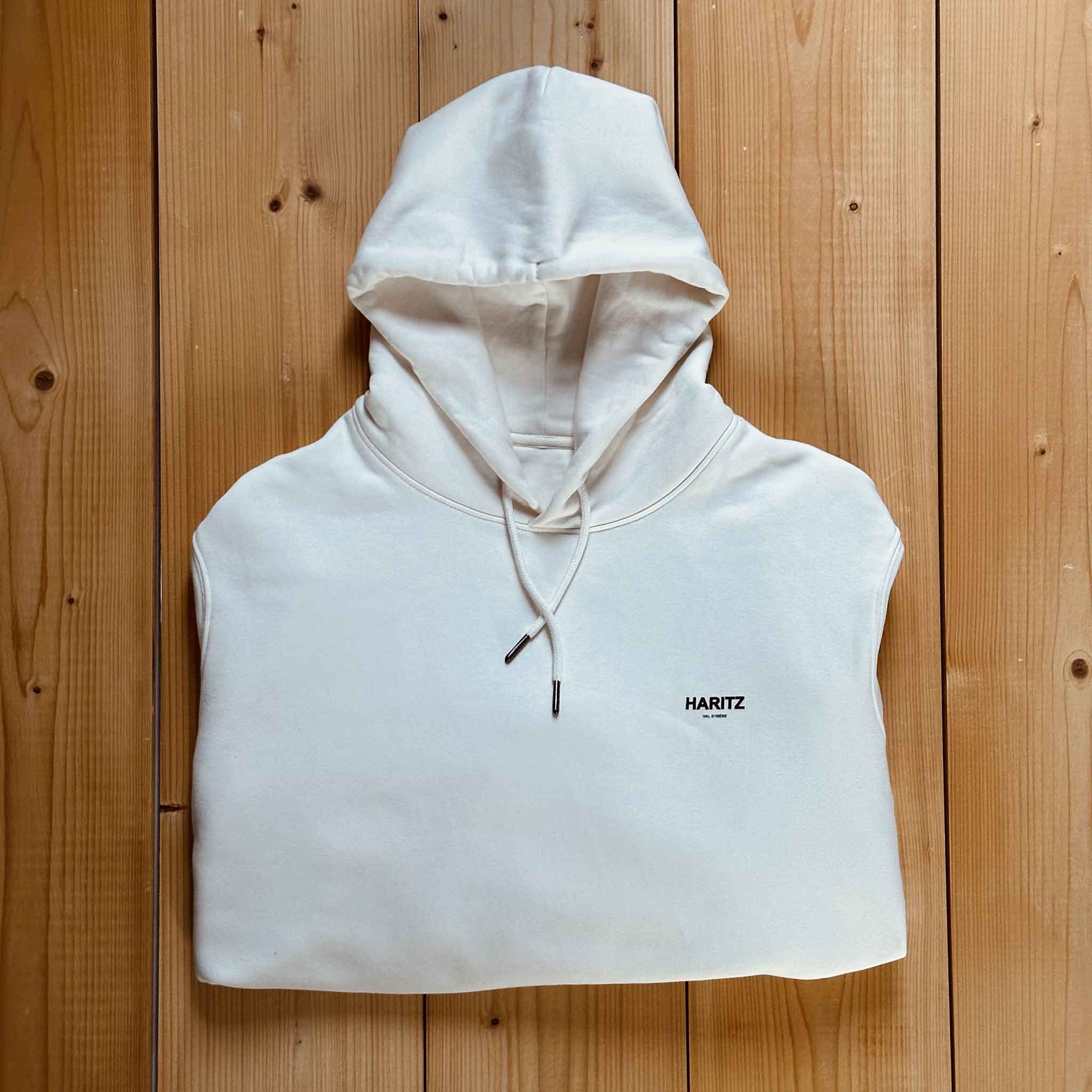Sweat-shirt Val d'Isère - crème