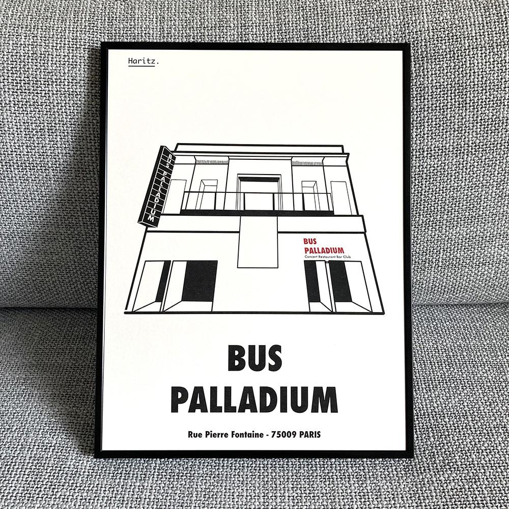 Affiche BUS PALLADIUM Paris