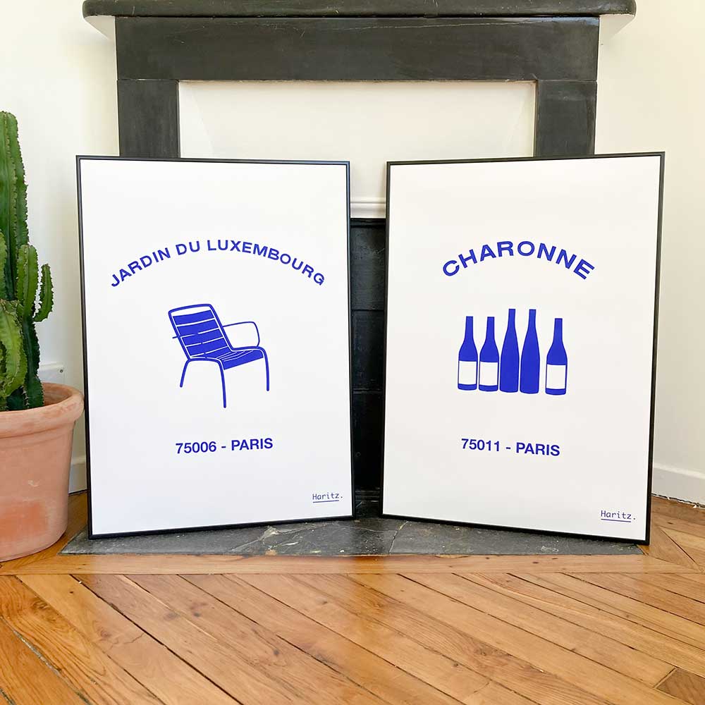 Affiche JARDIN DU LUXEMBOURG Paris