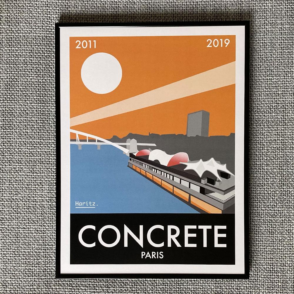 Affiche CONCRETE Paris