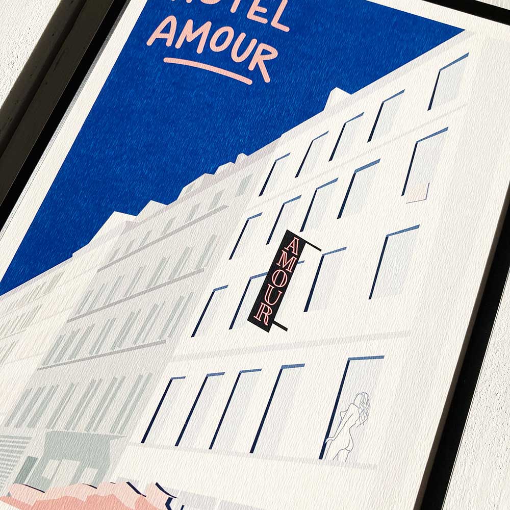 Affiche HOTEL AMOUR Paris