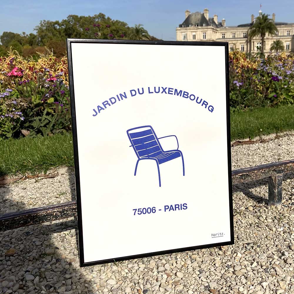 Affiche JARDIN DU LUXEMBOURG Paris