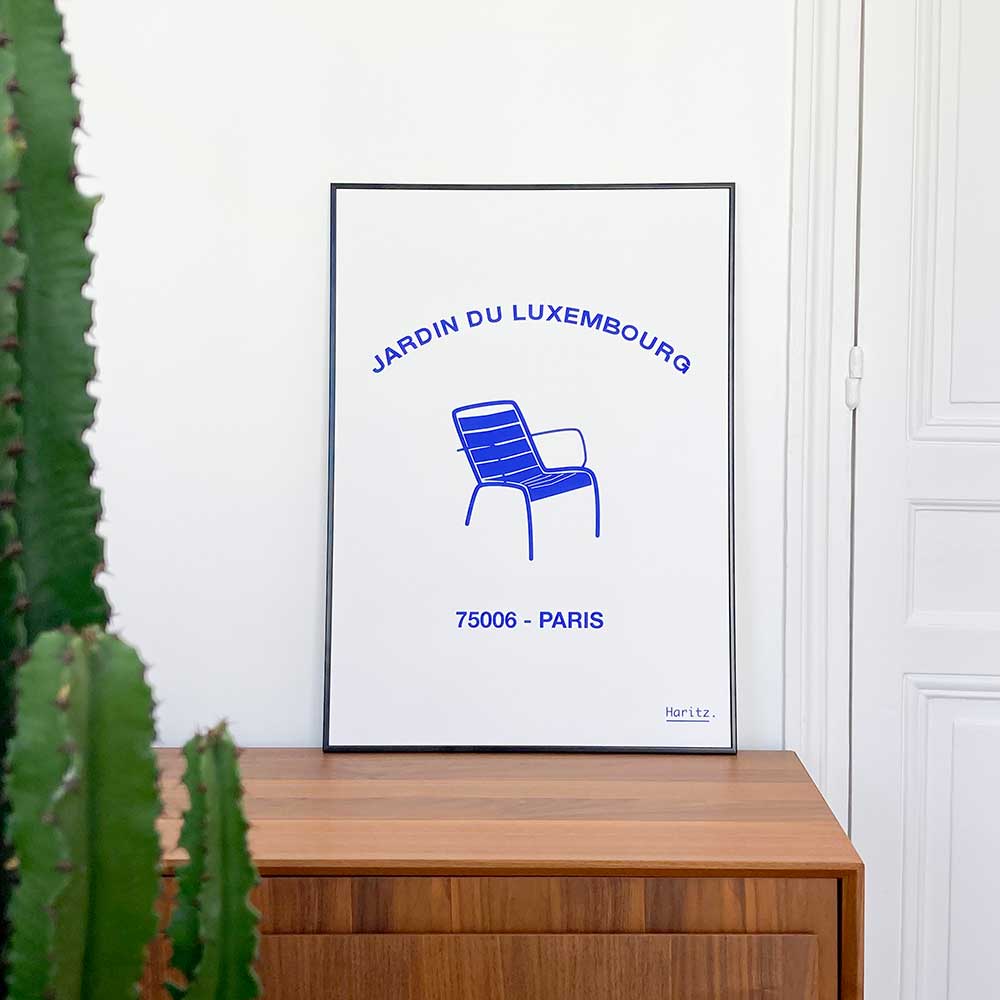 Affiche JARDIN DU LUXEMBOURG Paris