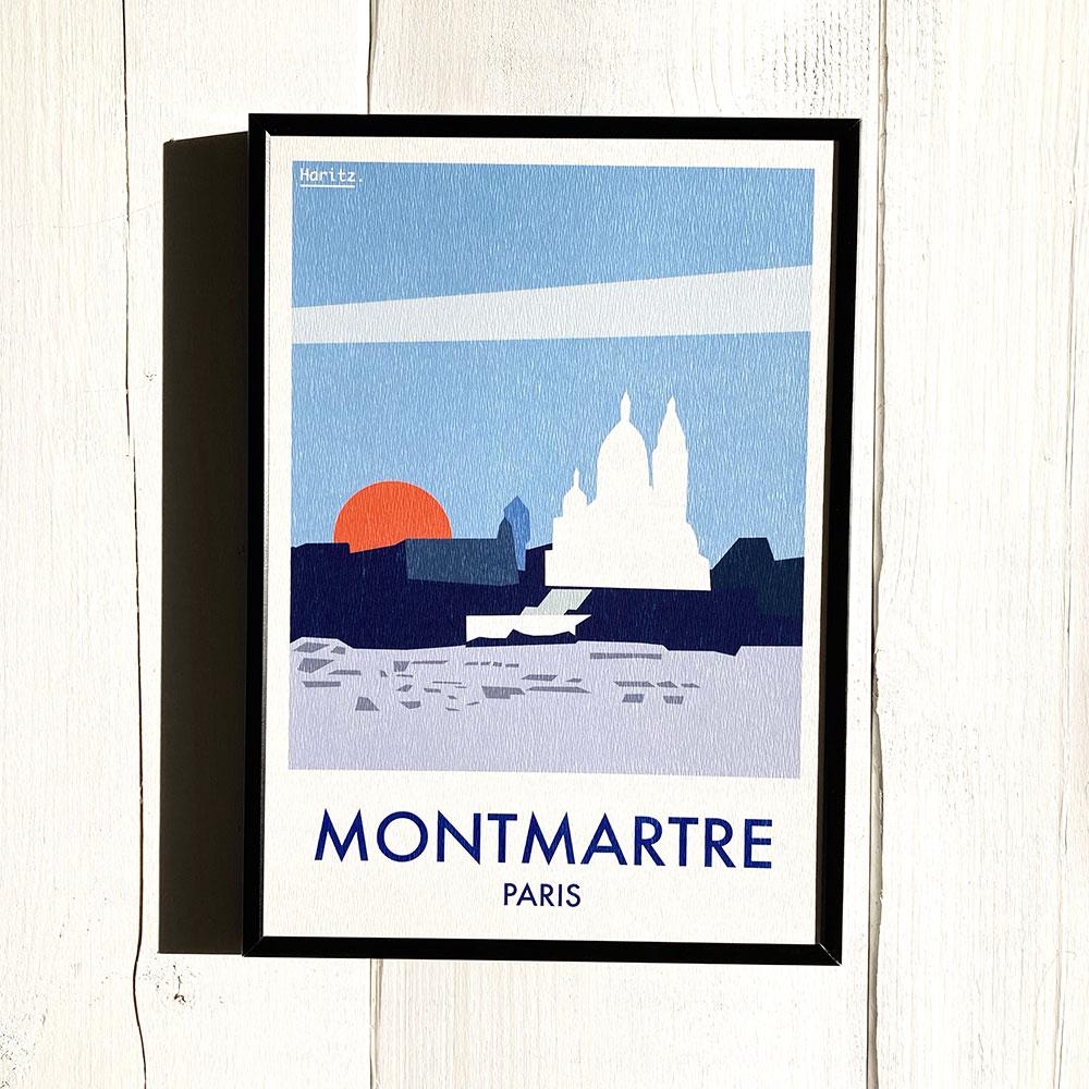 Affiche MONTMARTRE Paris