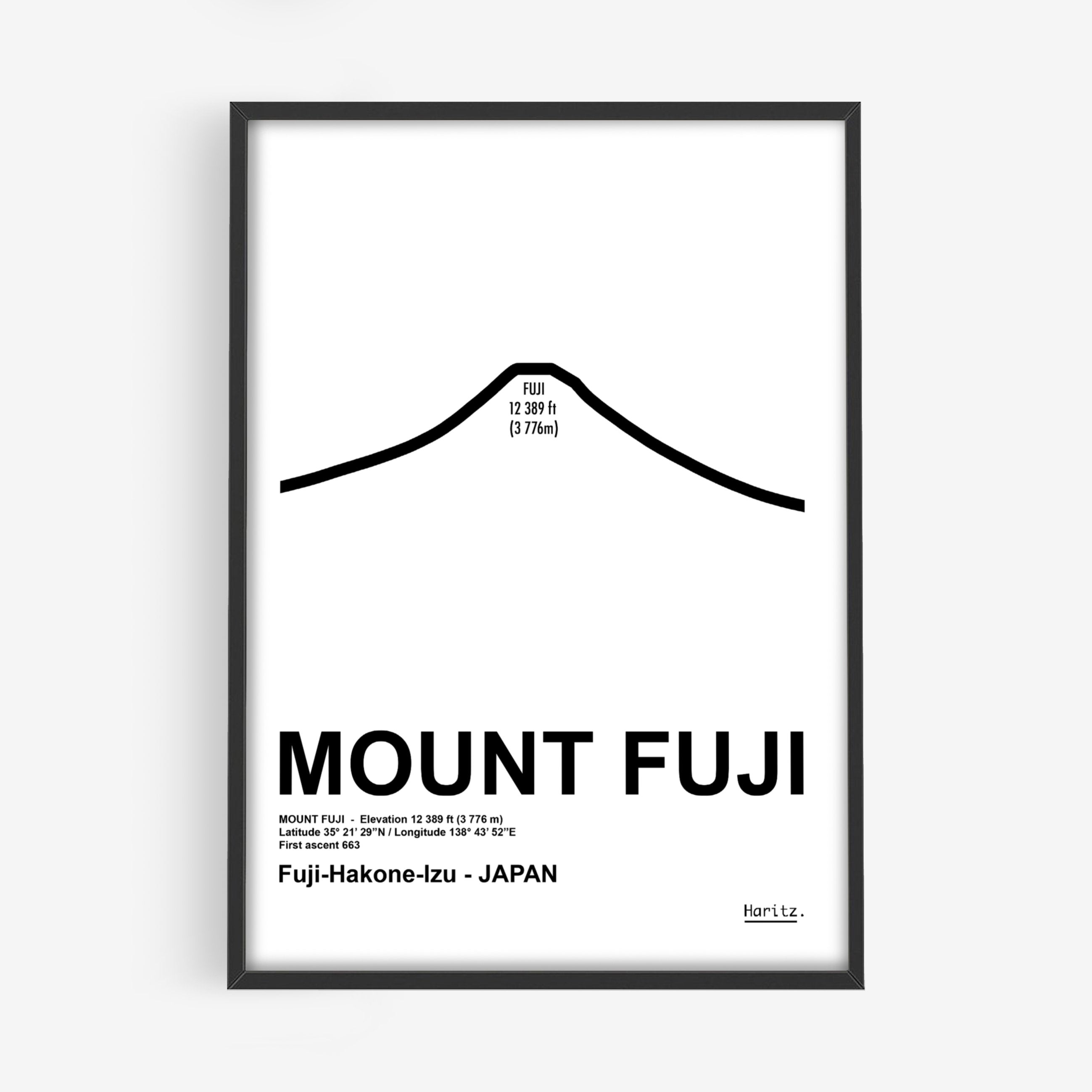 Affiche MONT FUJI