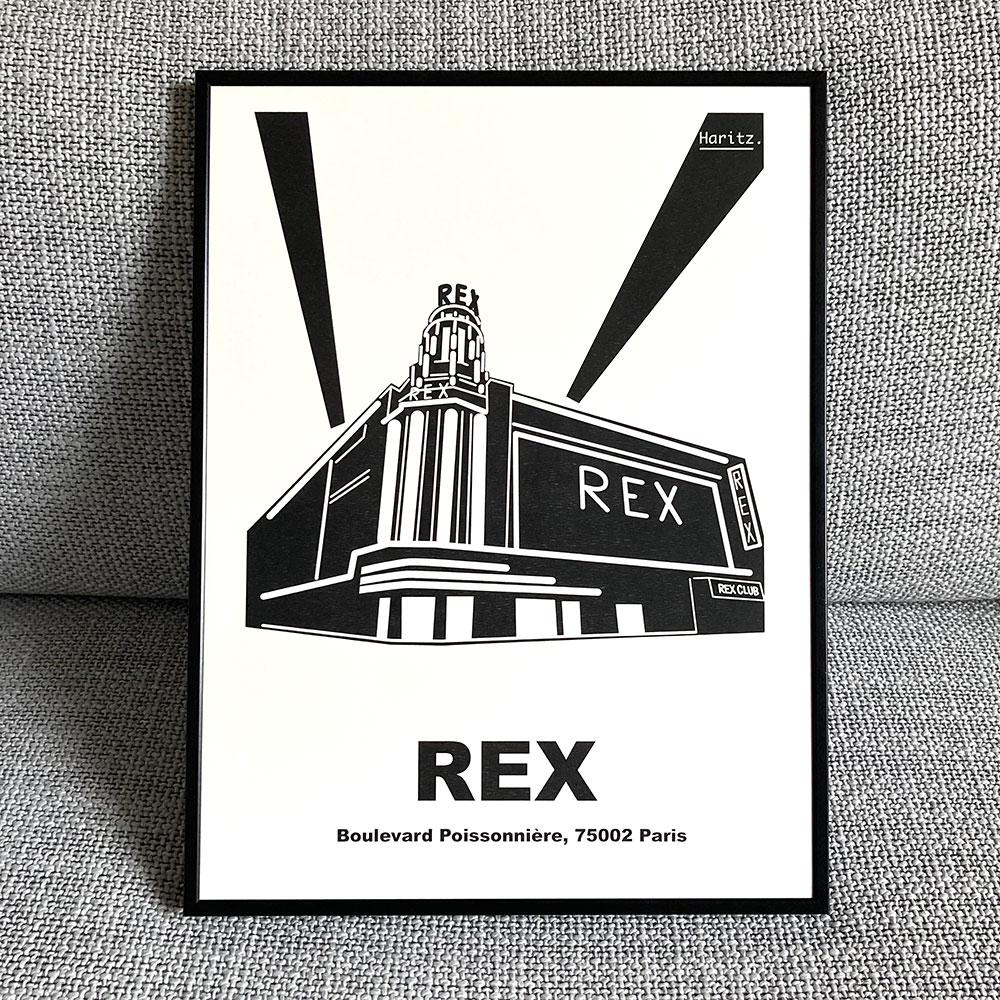 Affiche REX CLUB Paris