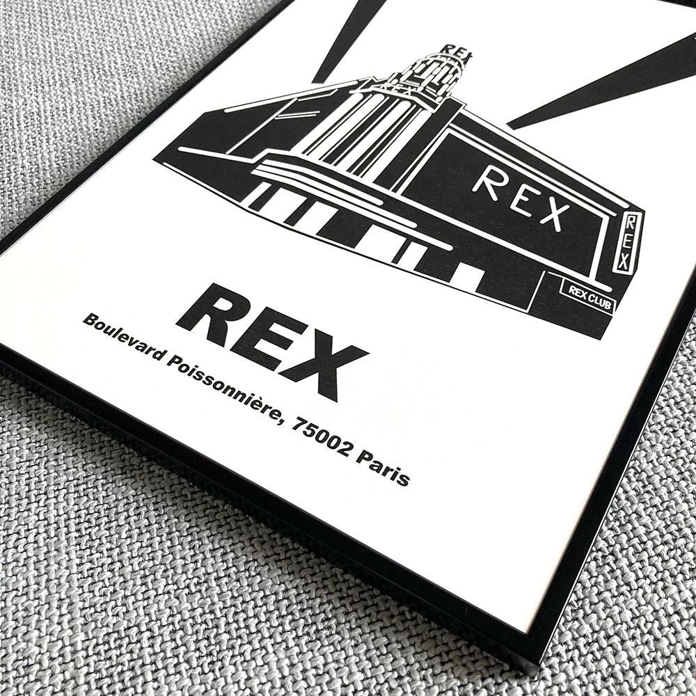 Affiche REX CLUB Paris