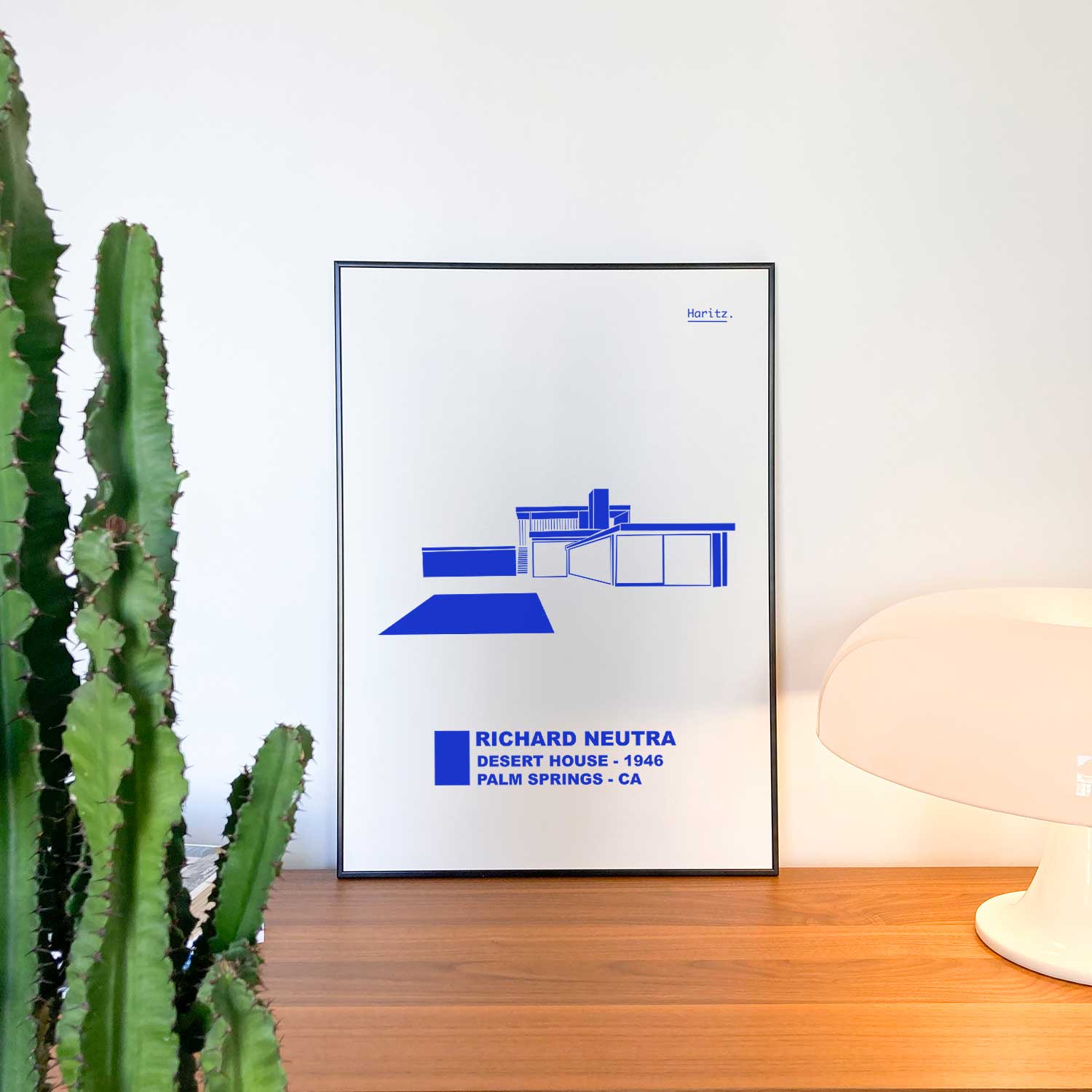 Affiche "DESERT HOUSE - RICHARD NEUTRA"