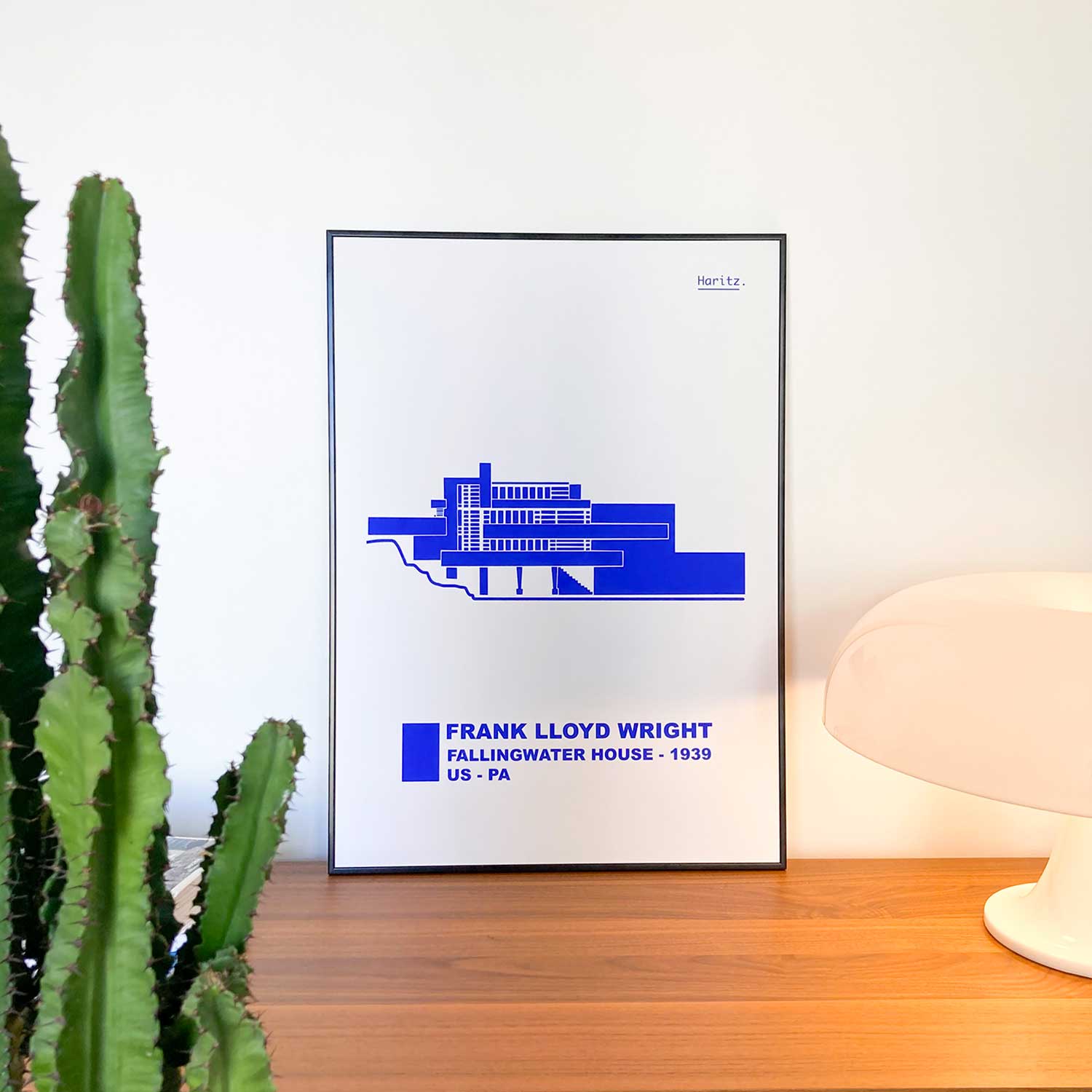 Affiche "FALLINGWATER HOUSE"
