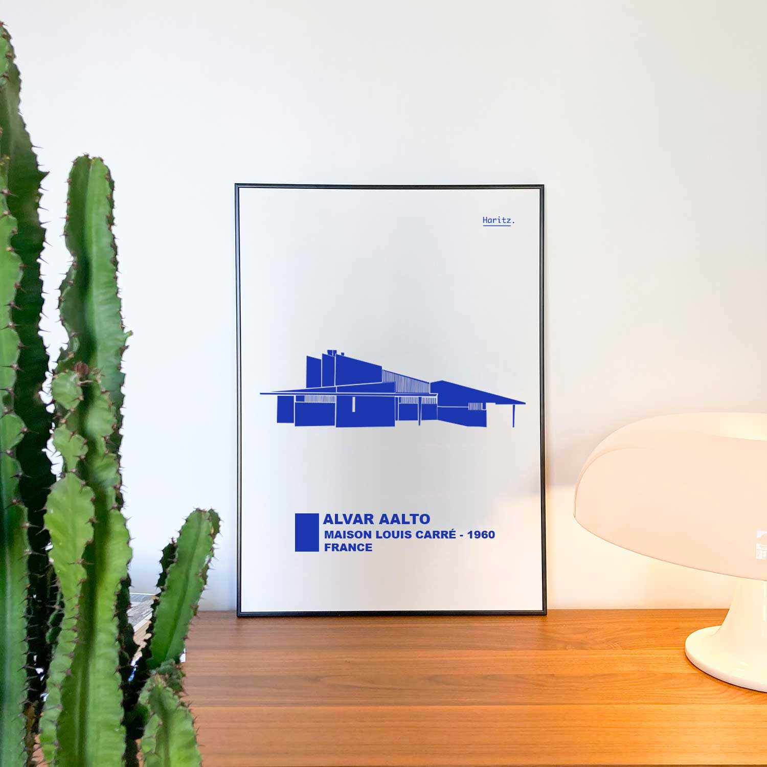 Affiche "MAISON LOUIS CARRÉ - ALVAR AALTO"