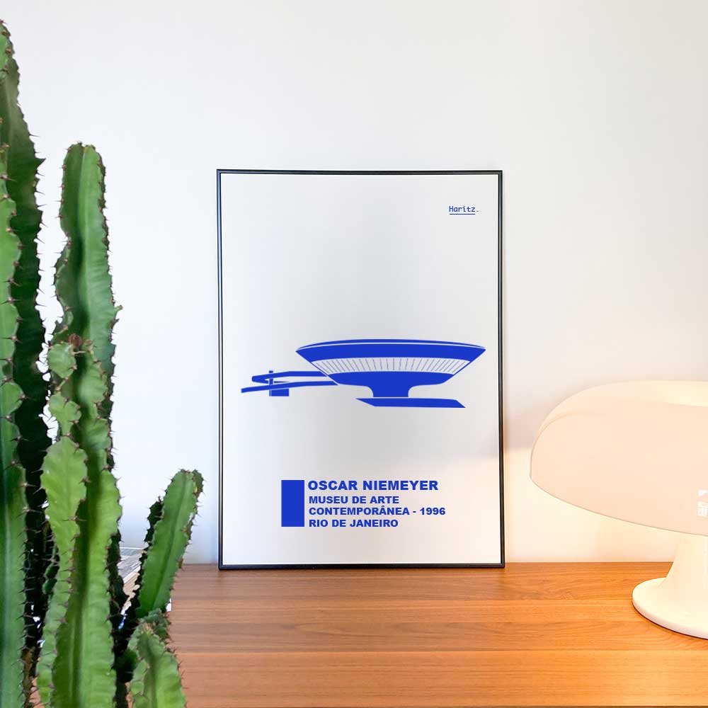 Affiche "MUSEU DE ARTE CONTEMPORÂNEA - RIO 1996"