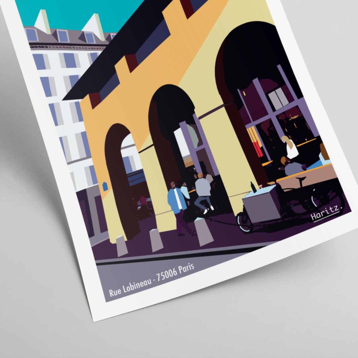Affiche L’AVANT COMPTOIR DU MARCHÉ Paris