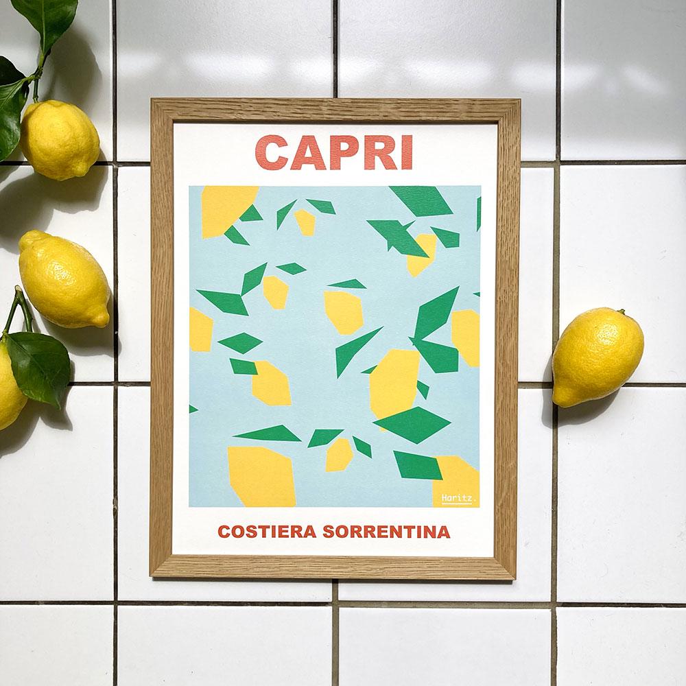 Affiche CAPRI COSTIERA SORRENTINA