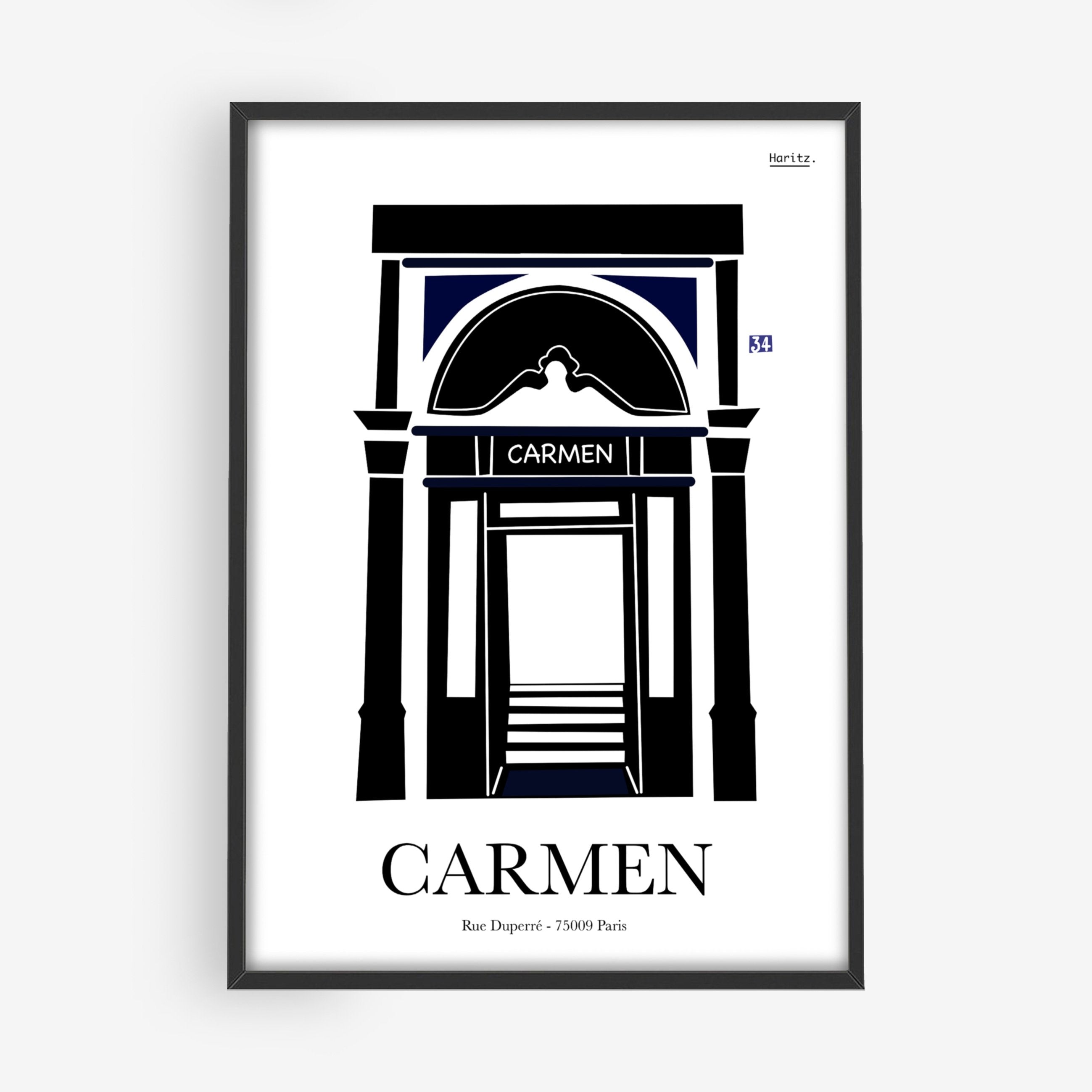 Affiche CARMEN Paris (limitée à 100 ex.)