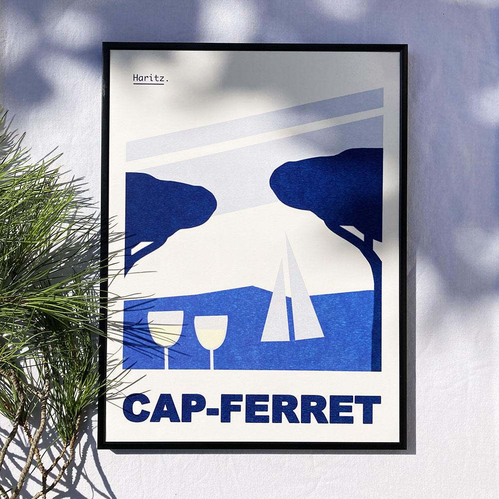 Affiche CAP-FERRET - Le soir