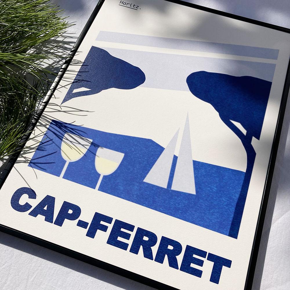 Affiche CAP-FERRET - Le soir