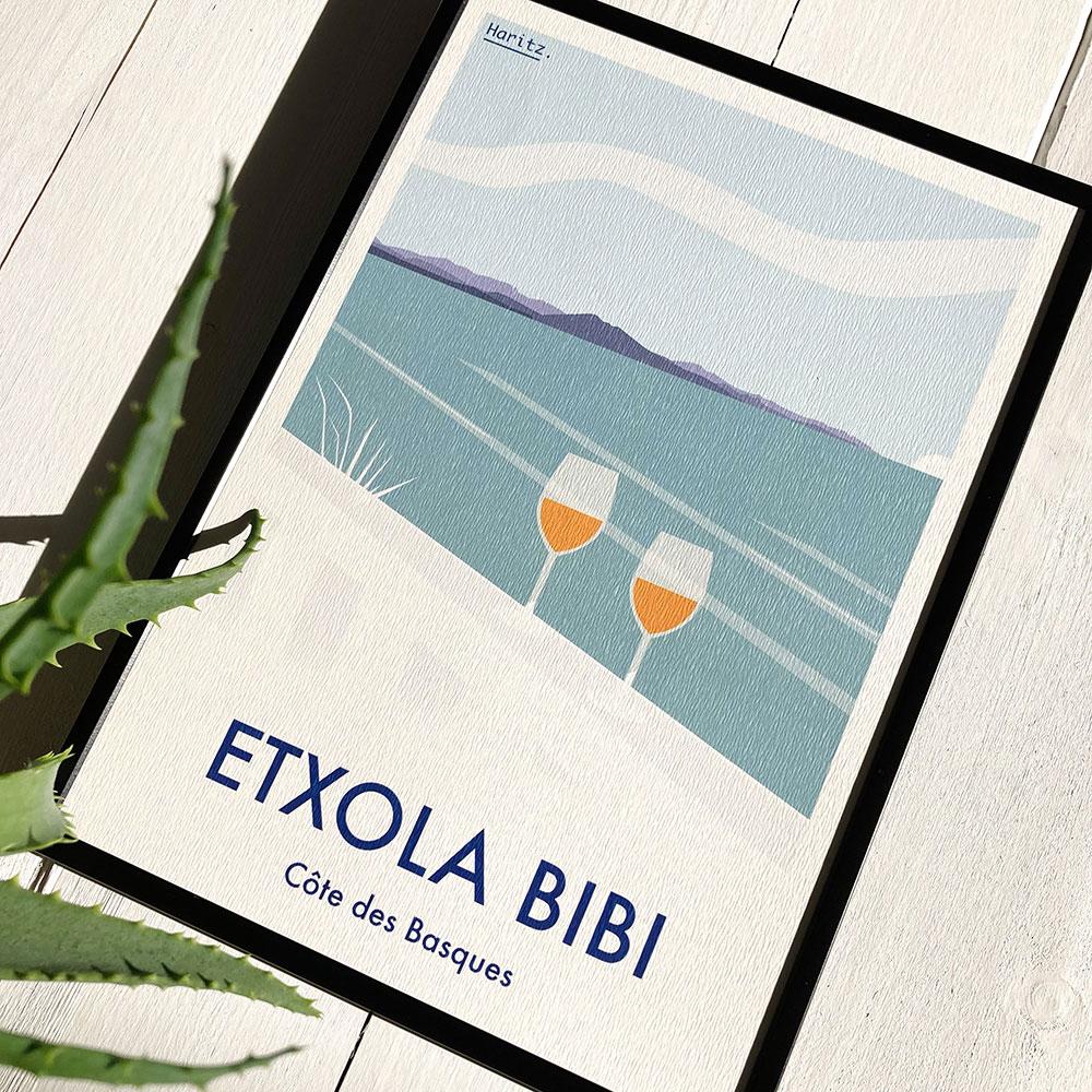 Affiche ETXOLA BIBI Biarritz