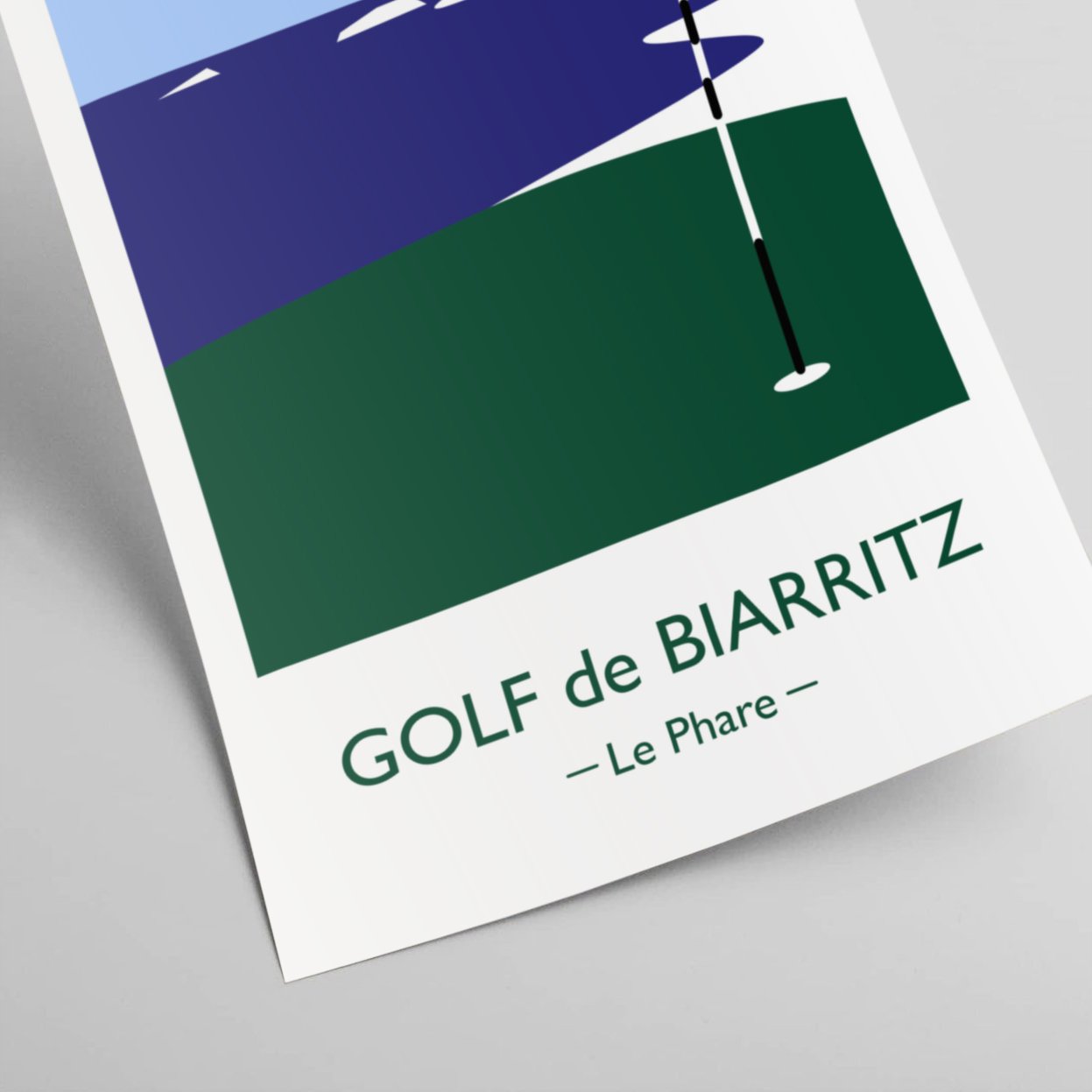 Affiche GOLF de BIARRITZ