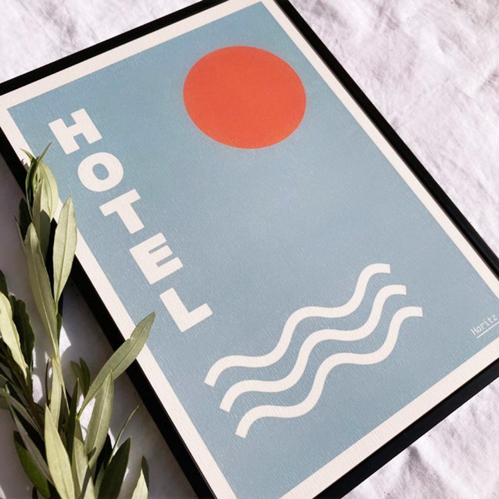 Affiche HOTEL VUE MER