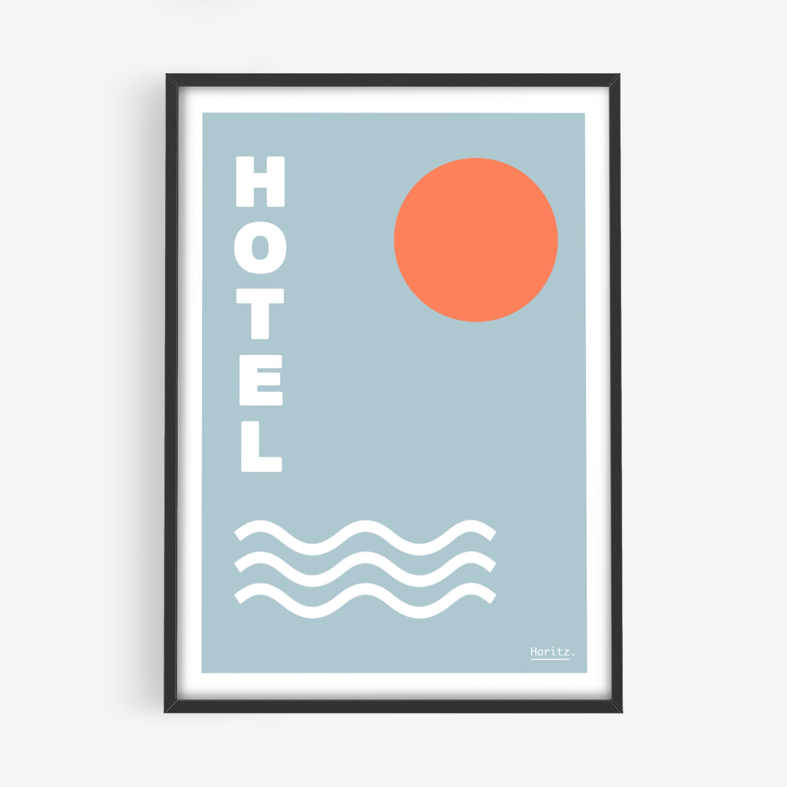 Affiche HOTEL VUE MER