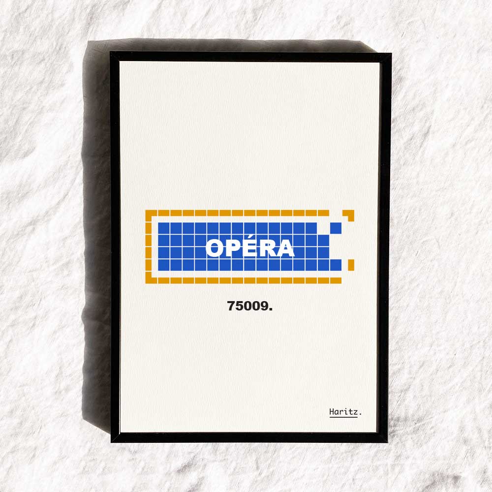 Affiche OPÉRA - Paris 9eme