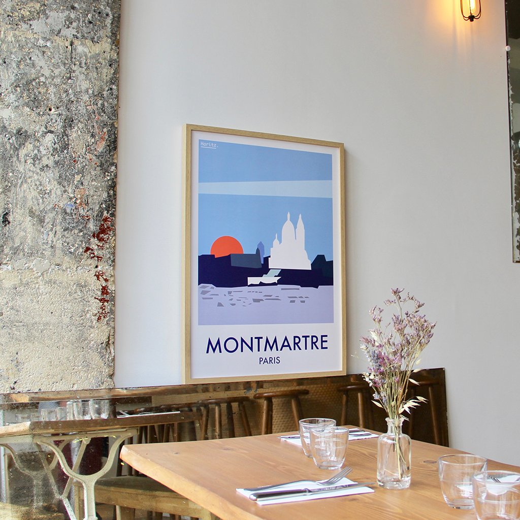 Affiche MONTMARTRE Paris