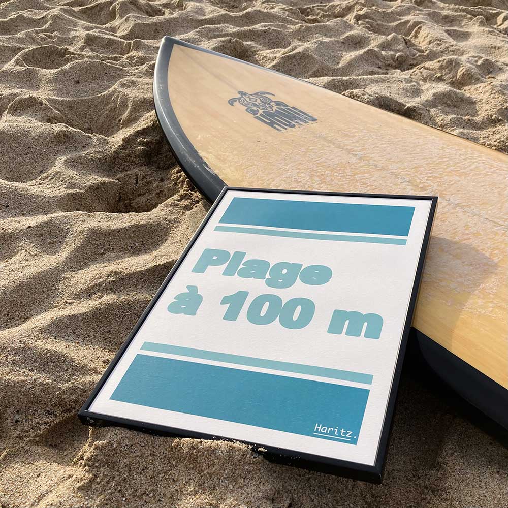 Affiche PLAGE À 100m